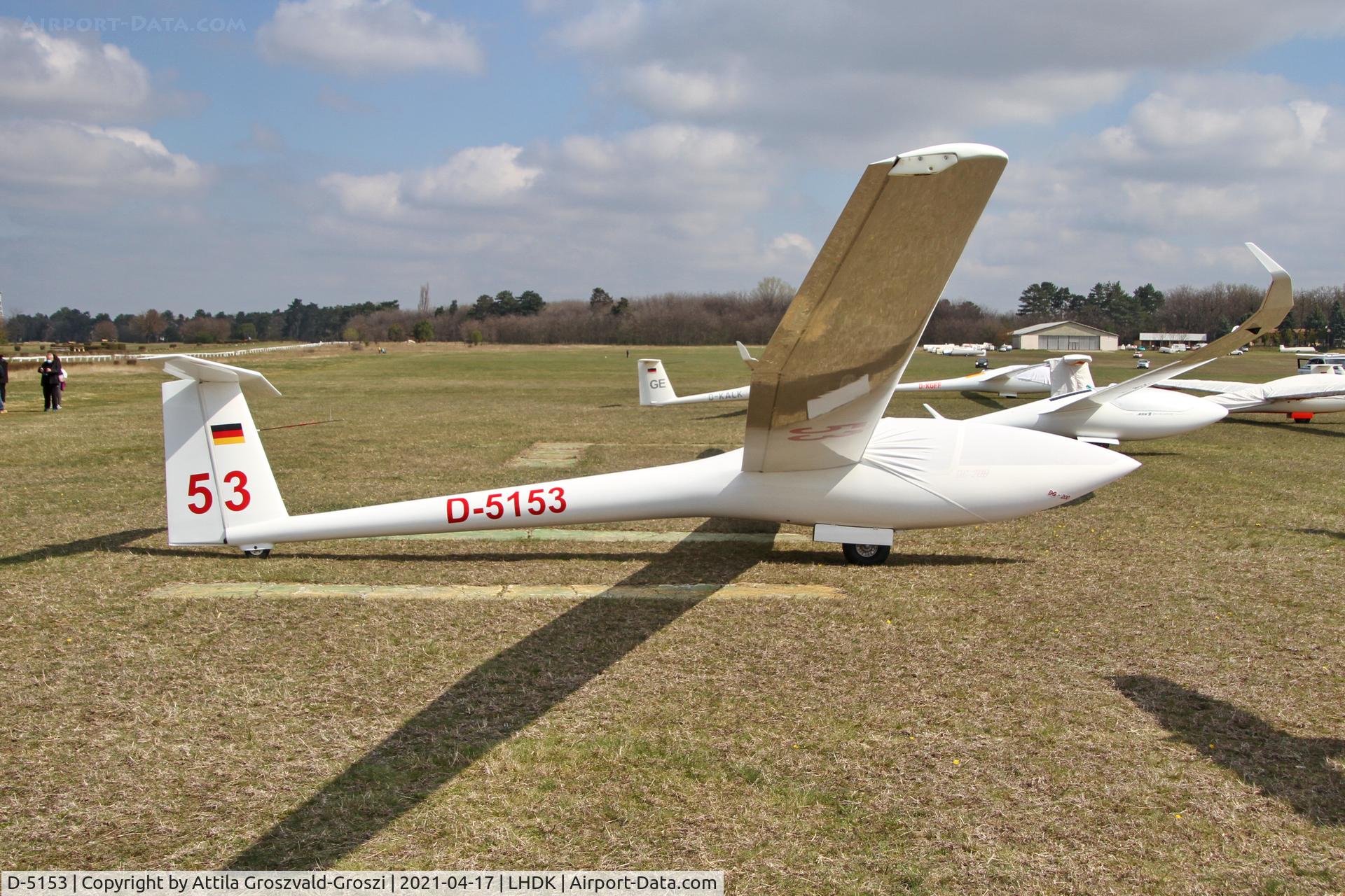 D-5153, Glaser-Dirks DG-200 C/N 2-79, LHDK . Dunakeszi Airport, Hungary