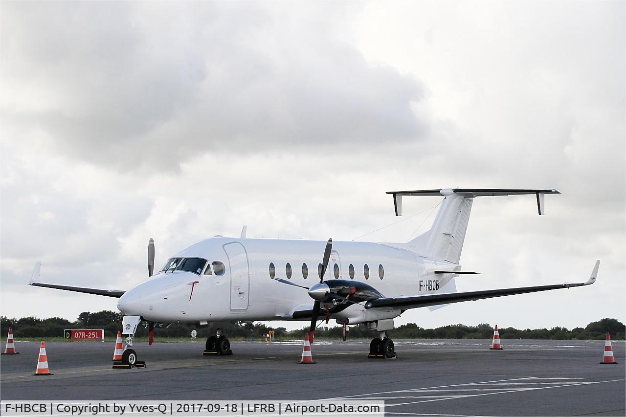 F-HBCB, 1999 Raytheon 1900D C/N UE-390, Raytheon 1900D, Parked, Brest-Bretagne airport (LFRB-BES)