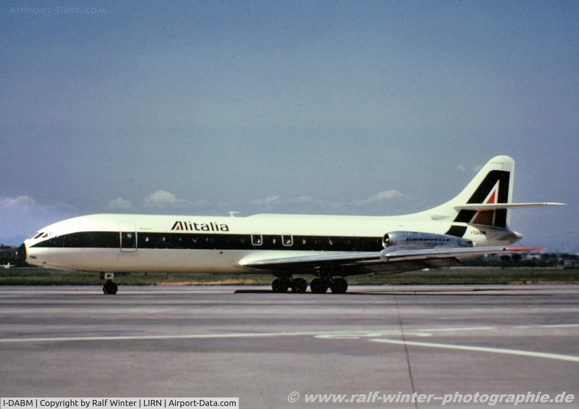 I-DABM, 1963 Sud Aviation SE-210 Caravelle VI-N C/N 143, Sud Aviation SE-210 Caravelle VI-N - Alitalia 'Procione'- 143 - I-DABM - 05.1970 - NAP