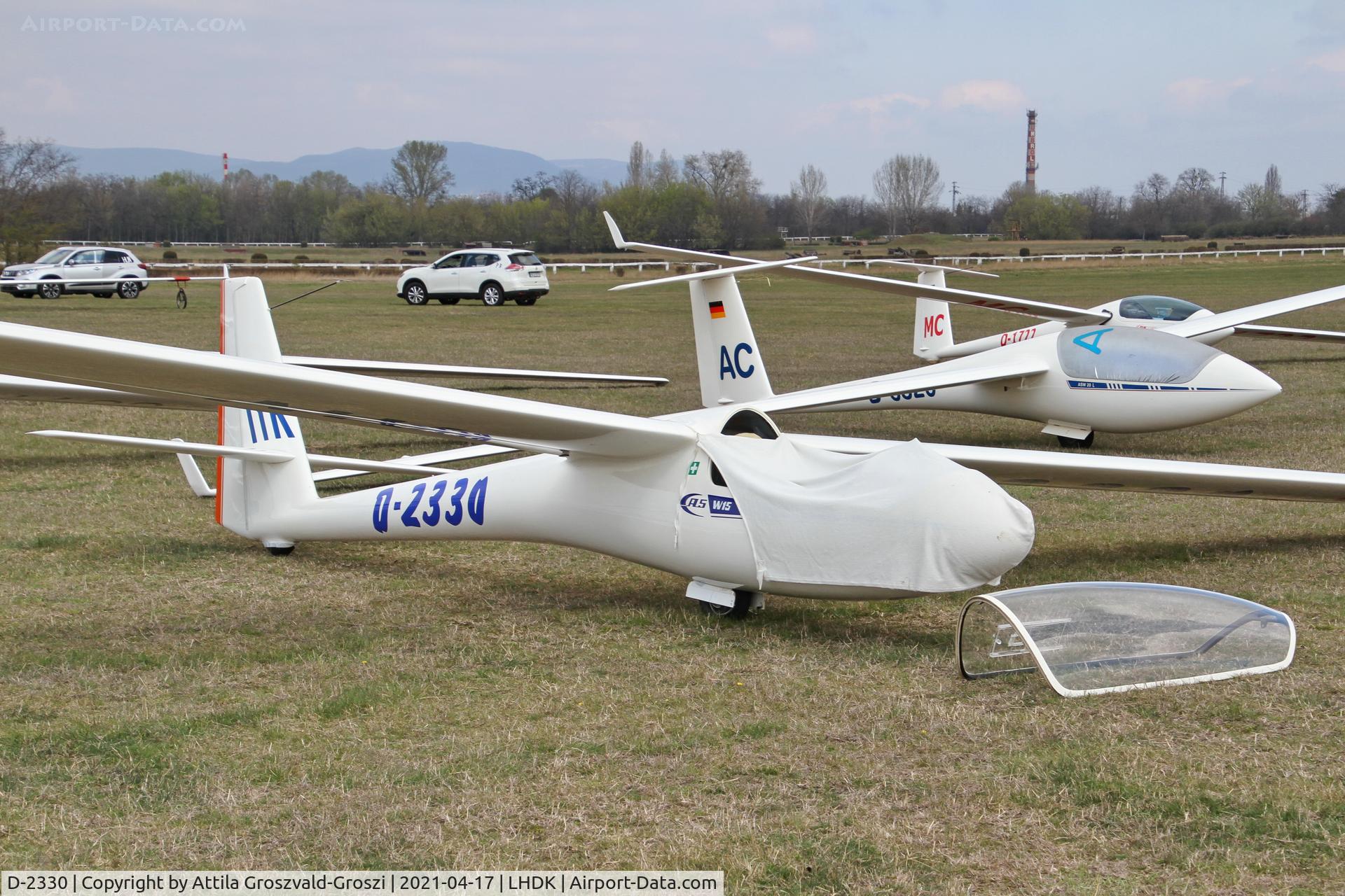 D-2330, 1971 Schleicher ASW-15 C/N 15172, LHDK . Dunakeszi Airport, Hungary
