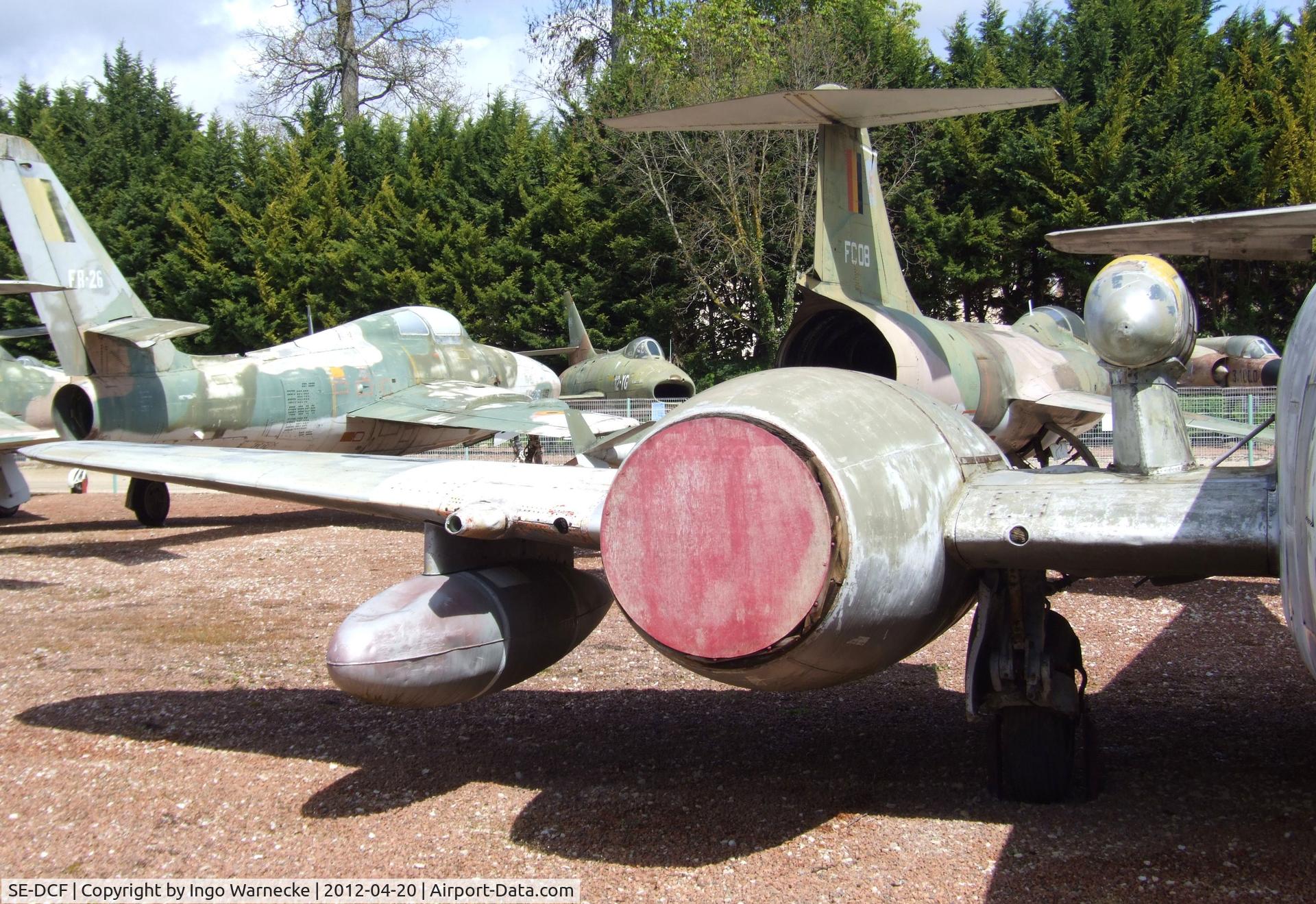 SE-DCF, 1953 Gloster Meteor TT.20 C/N AW5562, Gloster Meteor TT20 at the Musee de l'Aviation du Chateau, Savigny-les-Beaune