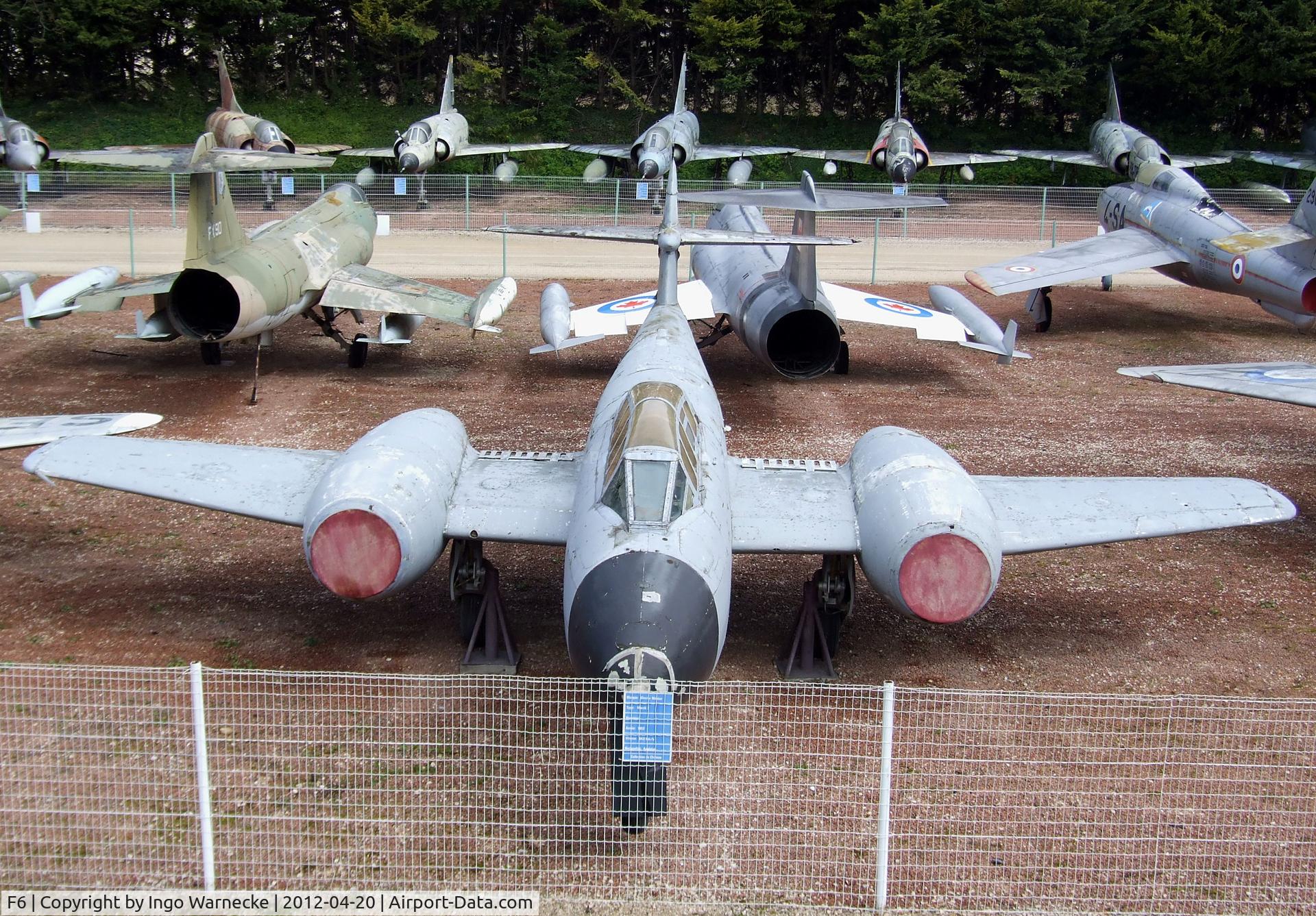 F6, Gloster Meteor T.7 C/N Not found F6/WA607, Gloster Meteor T7 at the Musee de l'Aviation du Chateau, Savigny-les-Beaune