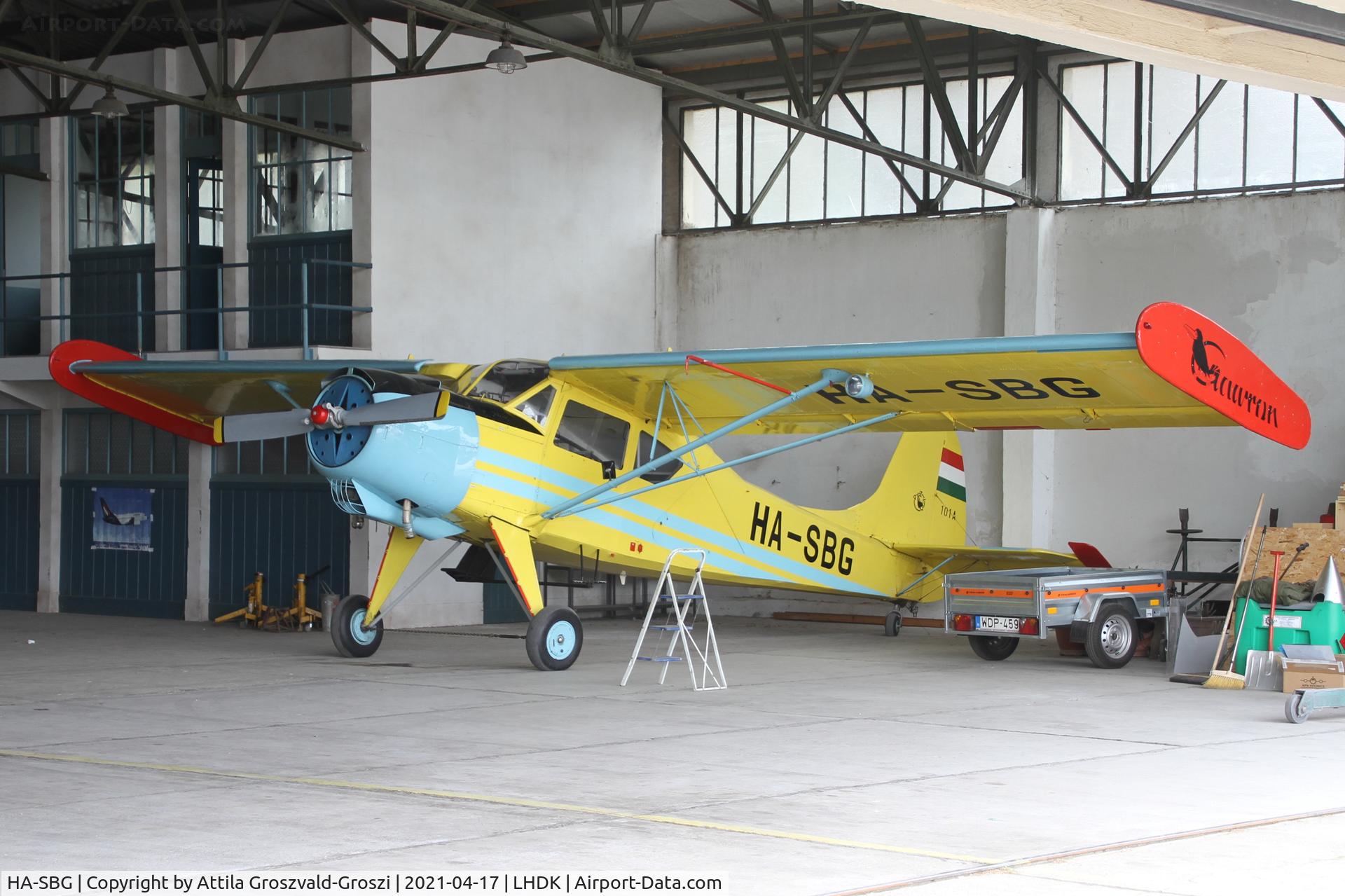 HA-SBG, 1967 PZL-Okecie PZL-101A Gawron C/N 107233, LHDK . Dunakeszi Airport, Hungary