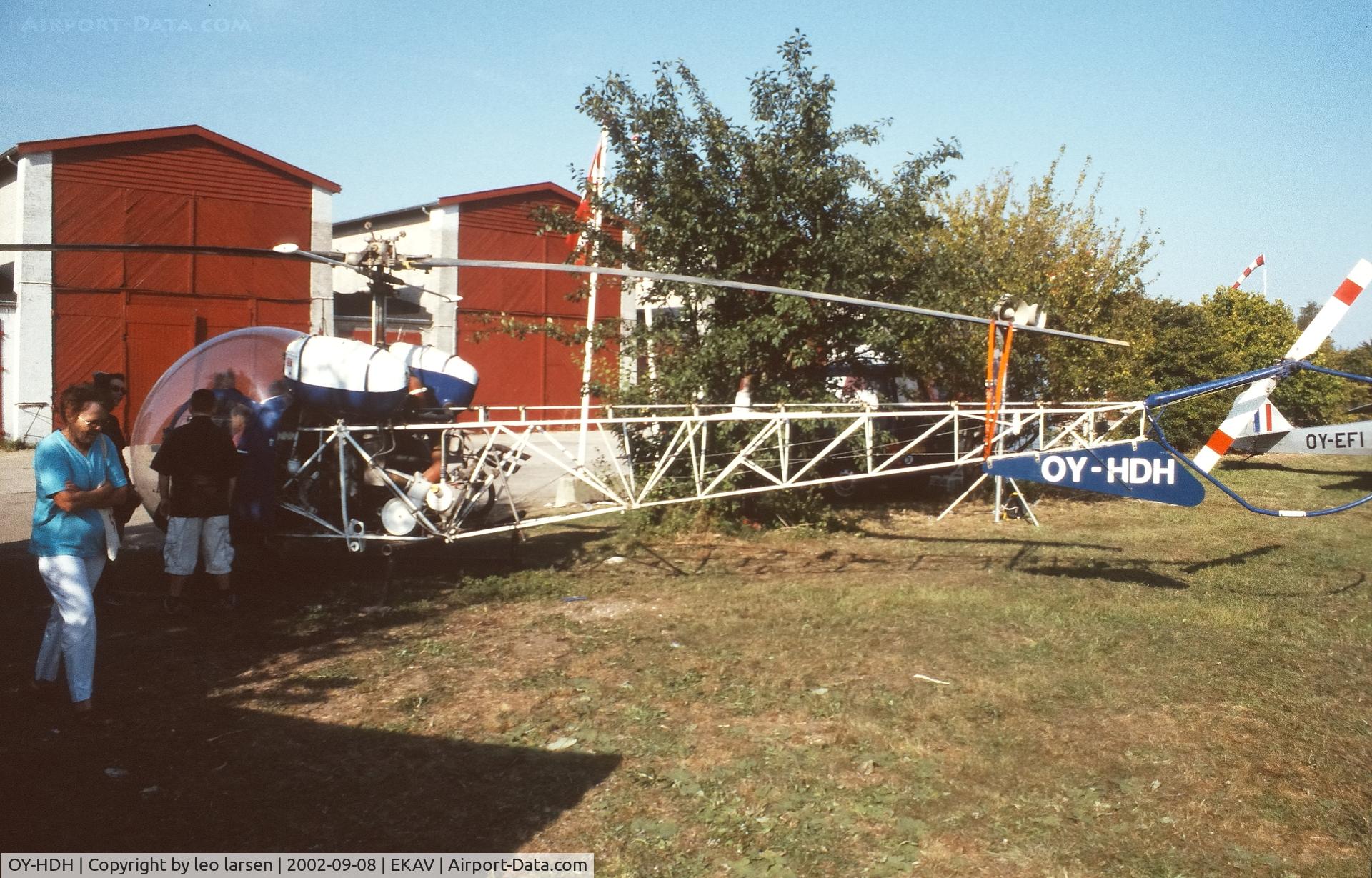 OY-HDH, 1966 Westland Sioux HT.2 C/N WAS198, Avedøre 8.9.2002