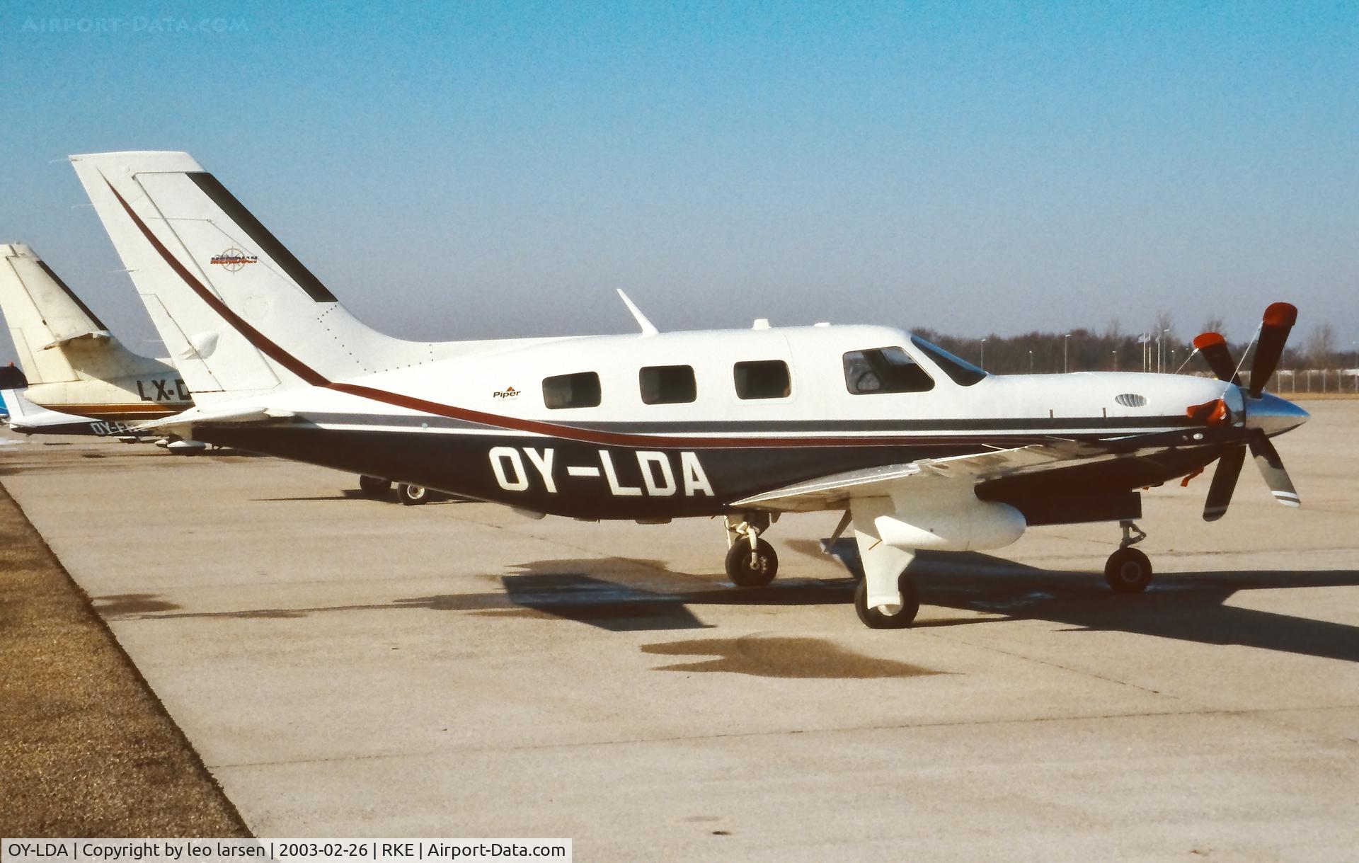 OY-LDA, 2002 Piper PA-46-500TP Malibu Meridian C/N 4697147, Roskilde 26.2.2003