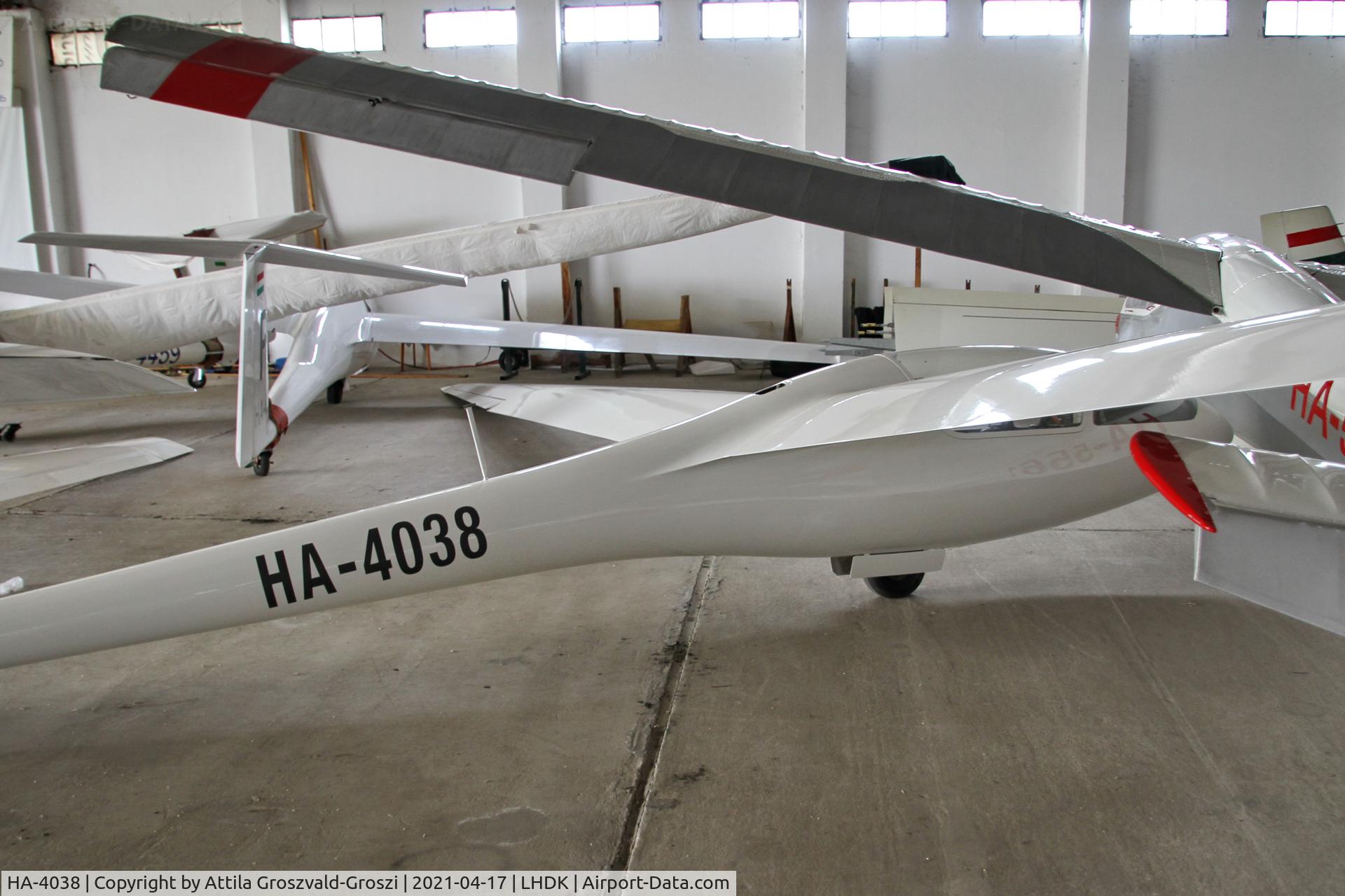 HA-4038, Rolladen-Schneider LS1-D C/N 133, LHDK . Dunakeszi Airport, Hungary