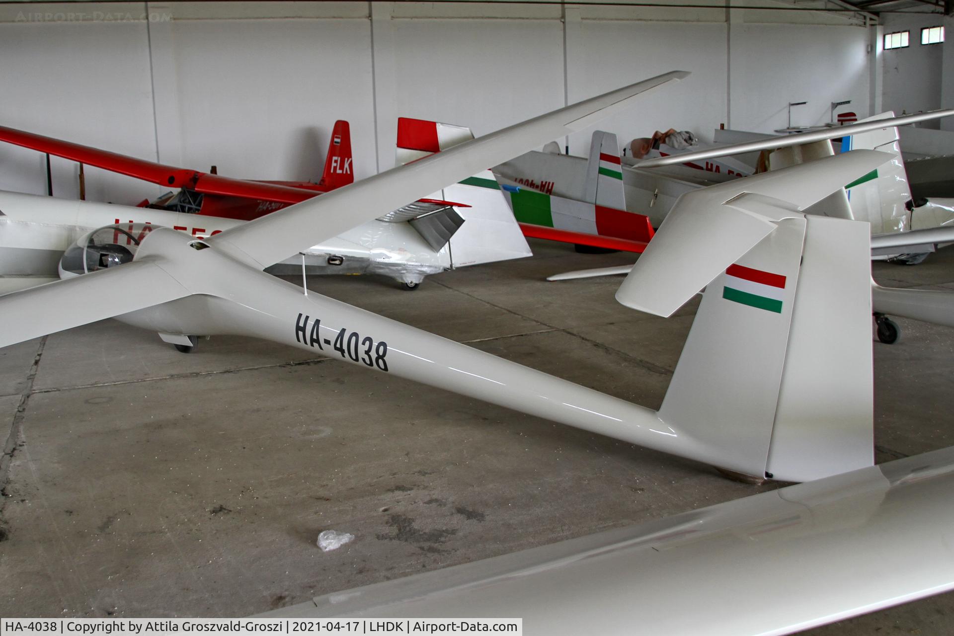 HA-4038, Rolladen-Schneider LS1-D C/N 133, LHDK . Dunakeszi Airport, Hungary