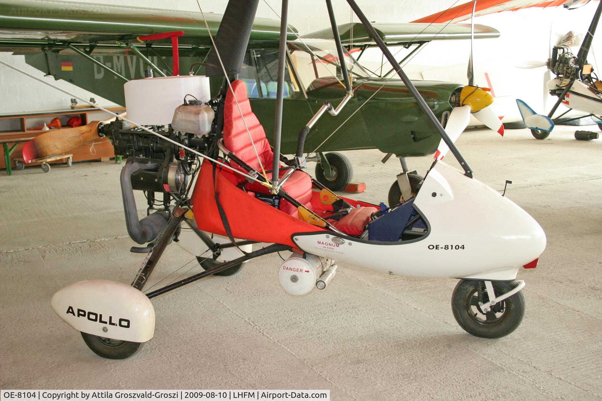 OE-8104, 1991 Halley Apollo Racer GT C/N MZEA 82/91, LHFM - Meidl Airport, Fertöszentmiklós, Hungary
