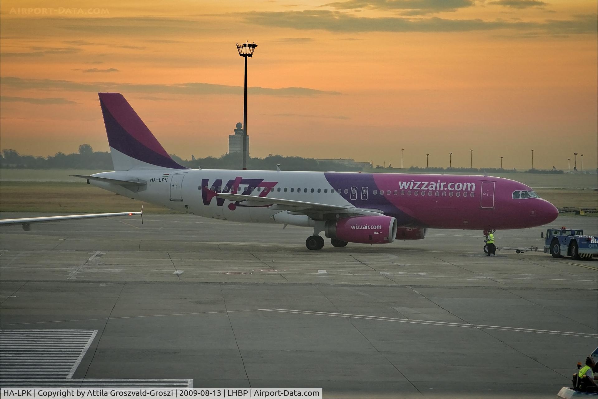 HA-LPK, 2007 Airbus A320-232 C/N 3143, LHBP - Ferihegy Terminal I. Hungary