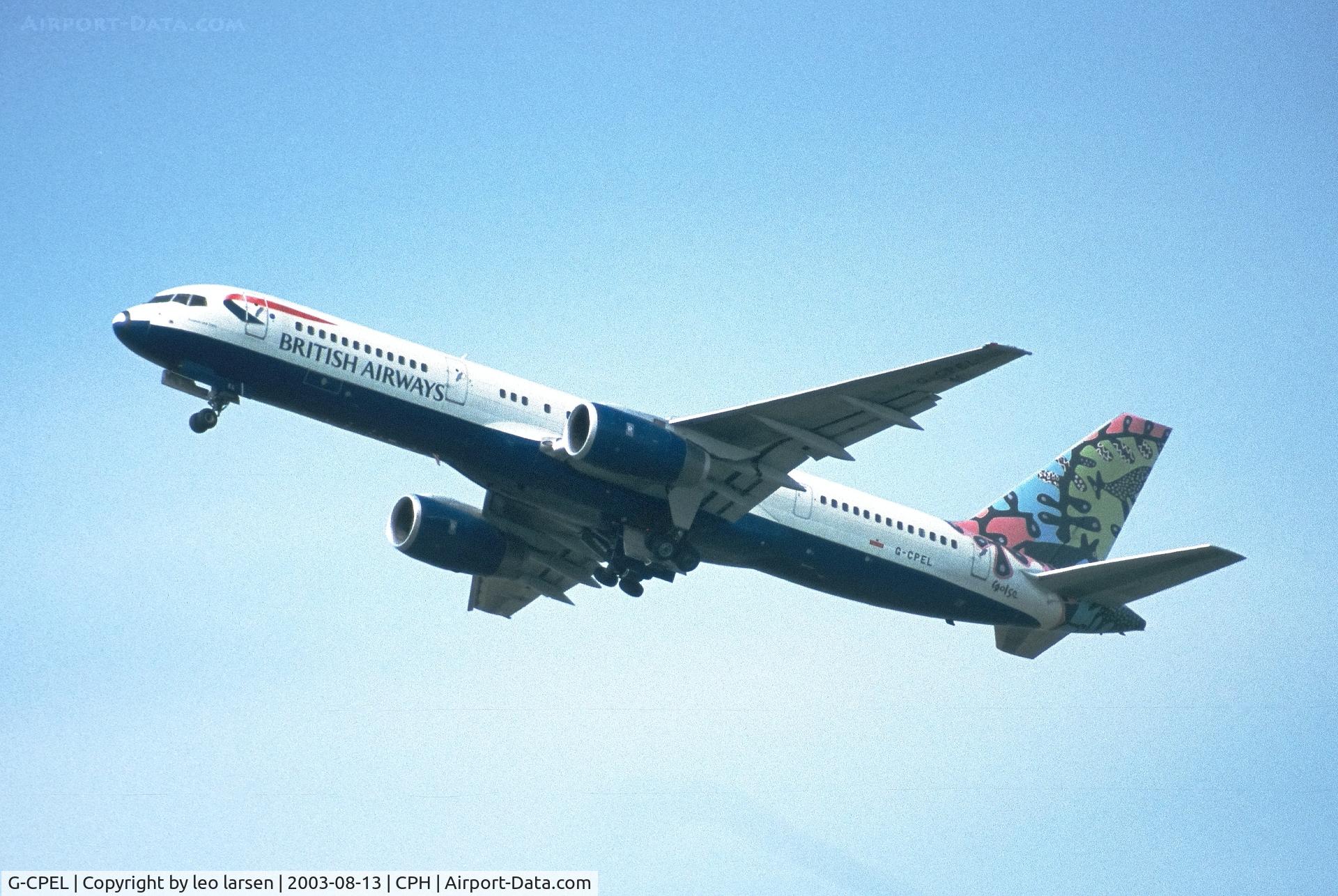 G-CPEL, 1989 Boeing 757-236 C/N 24398, Copenhagen 13.8.2003