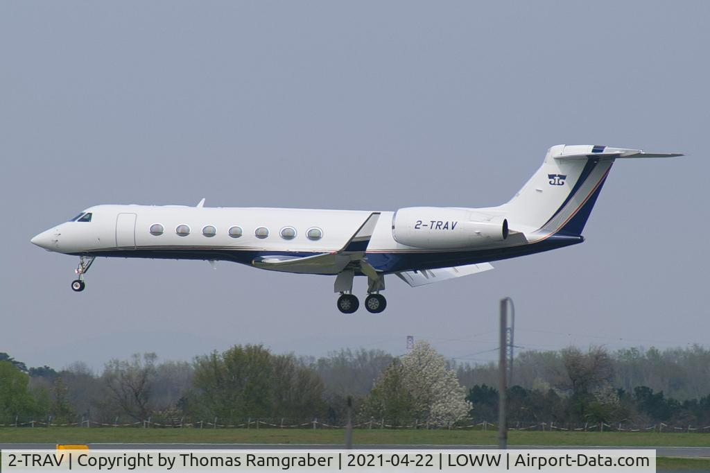 2-TRAV, 2013 Gulfstream Aerospace GV-SP (G550) C/N 5452, private Gulfstream G550
