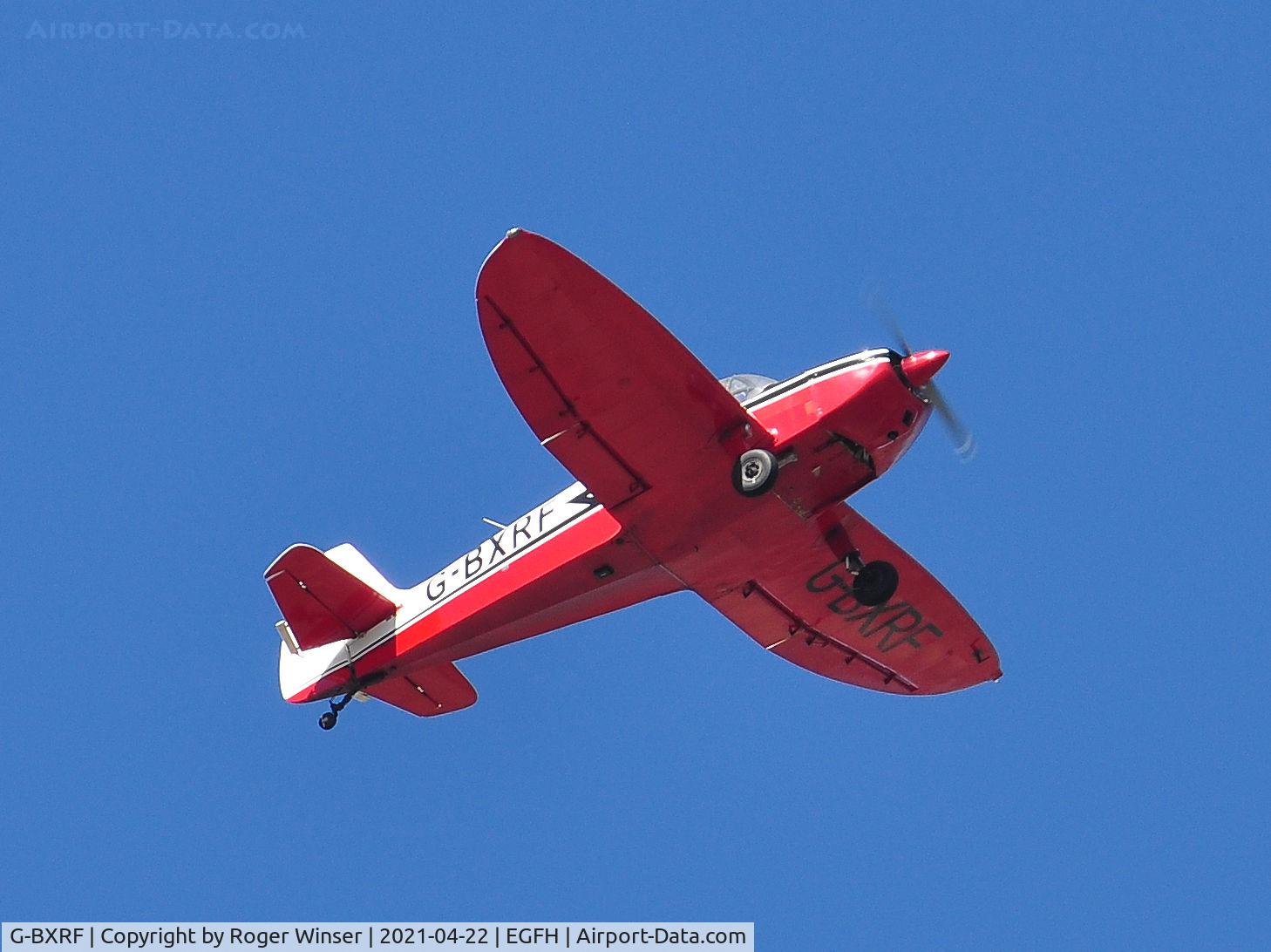 G-BXRF, 1965 Scintex CP-1310 C3 Super Emeraude C/N 935, Resident aircraft overhead join.
