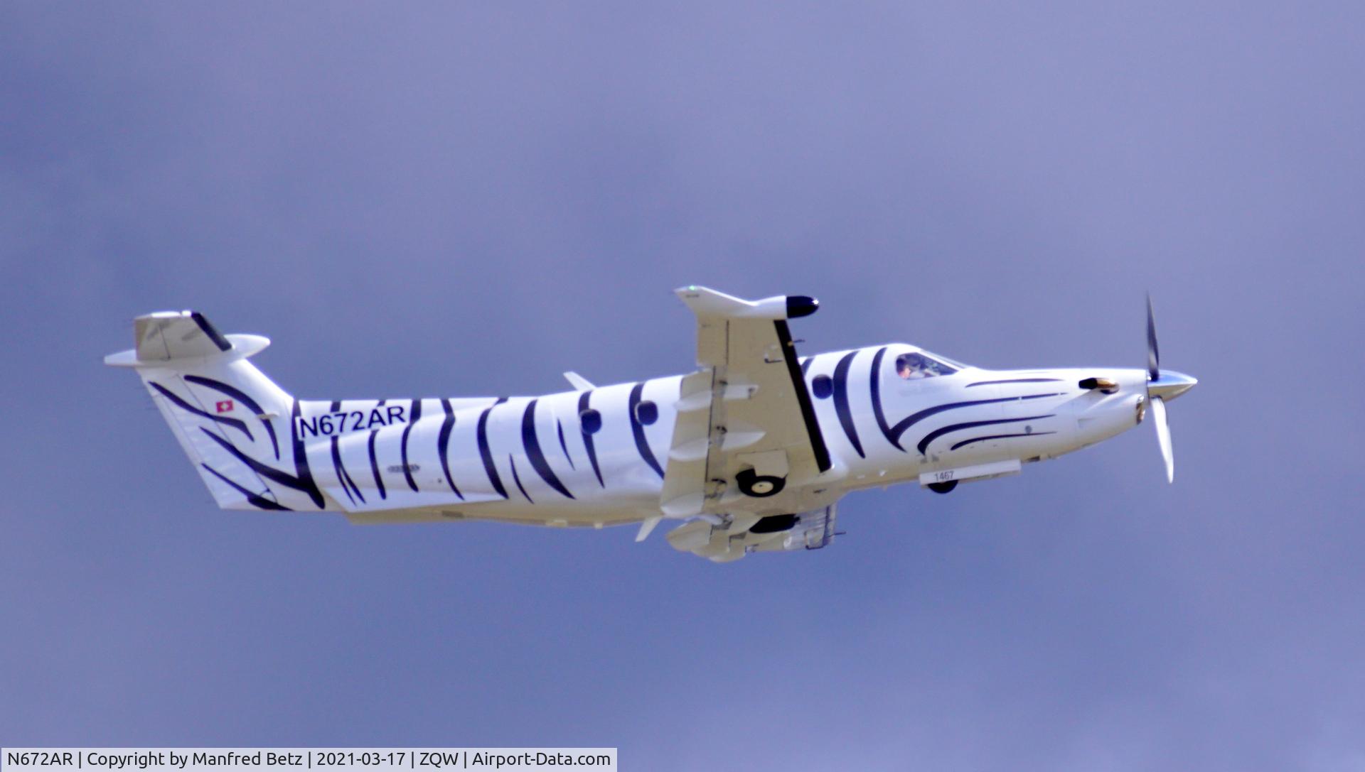 N672AR, Pilatus PC-12/47E C/N 1467, New registration