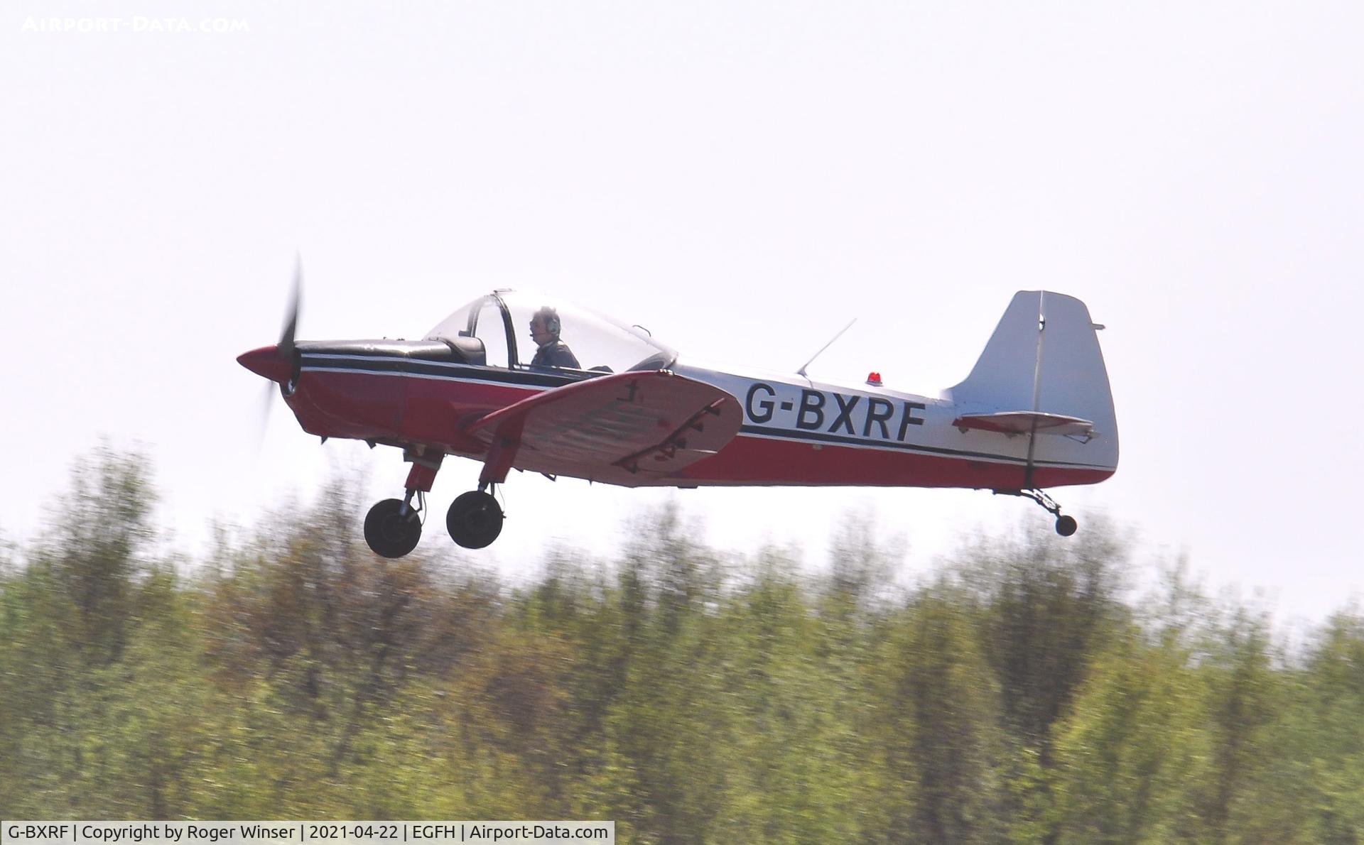 G-BXRF, 1965 Scintex CP-1310 C3 Super Emeraude C/N 935, Resident Super Emeraude departing Runway 10.