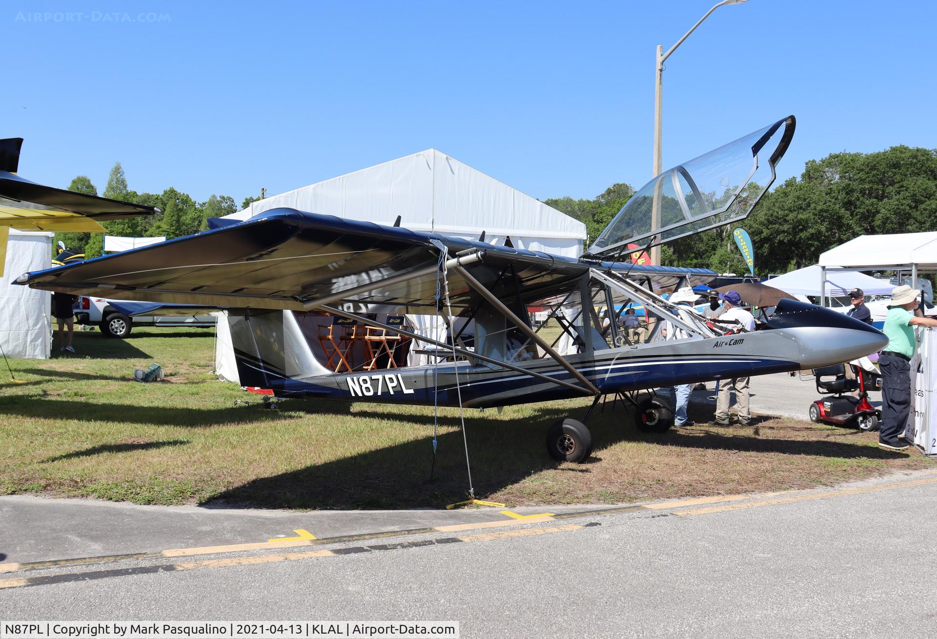 N87PL, 2019 Lockwood Air Cam C/N AC-269-3, Air Cam