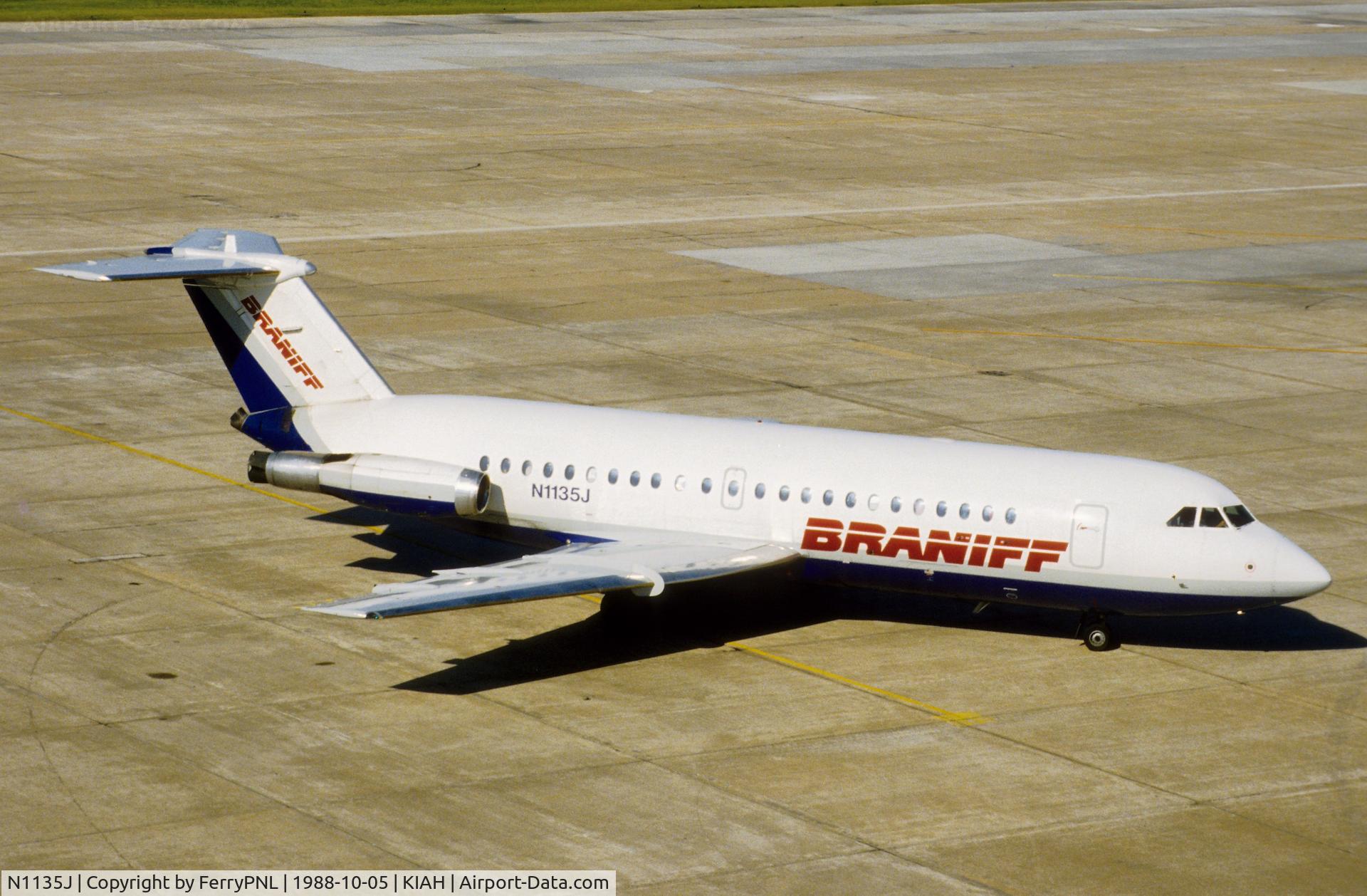 N1135J, 1965 BAC 111-203AE One-Eleven C/N BAC.046, Braniff BAC 1-11