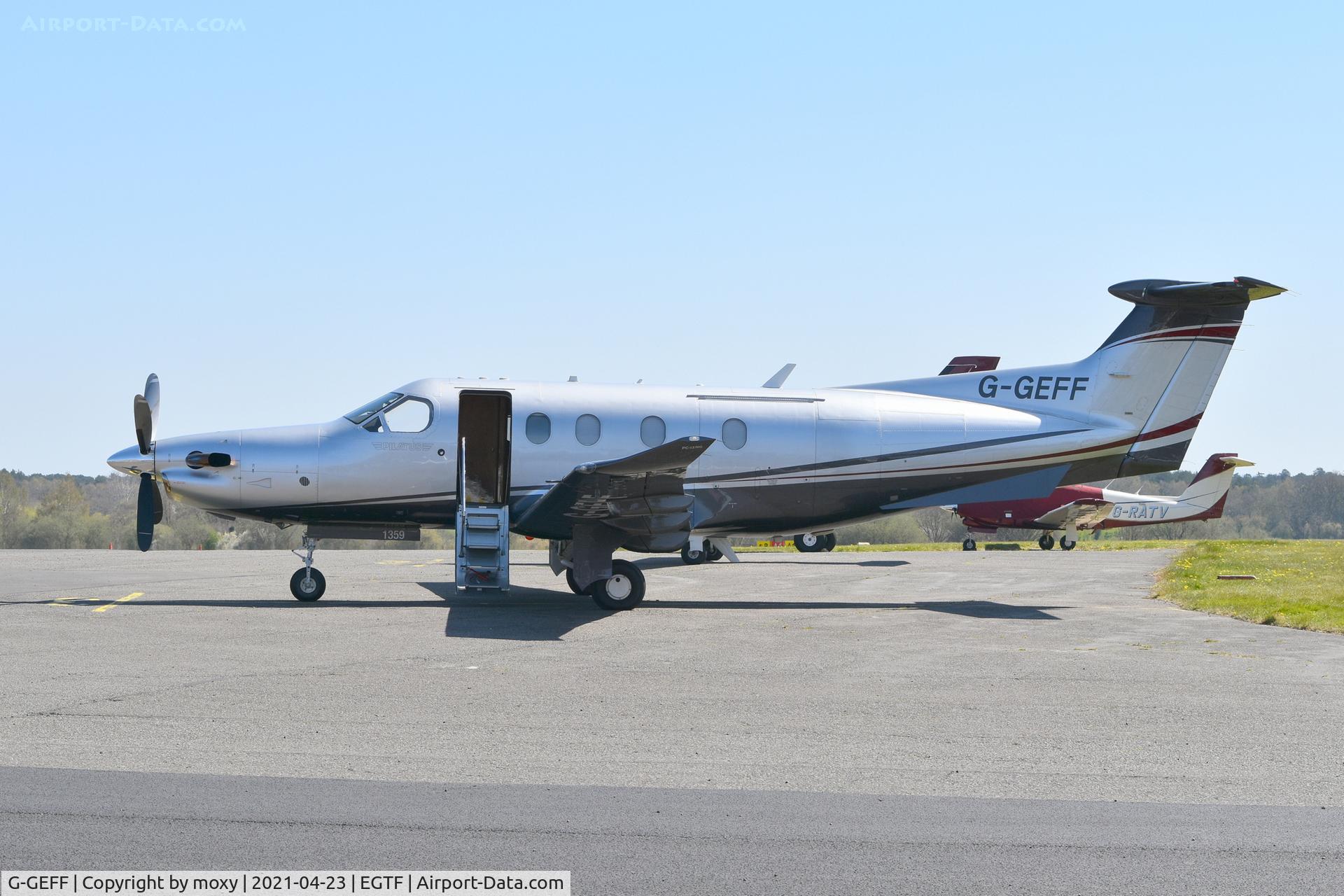 G-GEFF, 2012 Pilatus PC-12/47E C/N 1359, Pilatus PC-12/47E at Fairoaks.