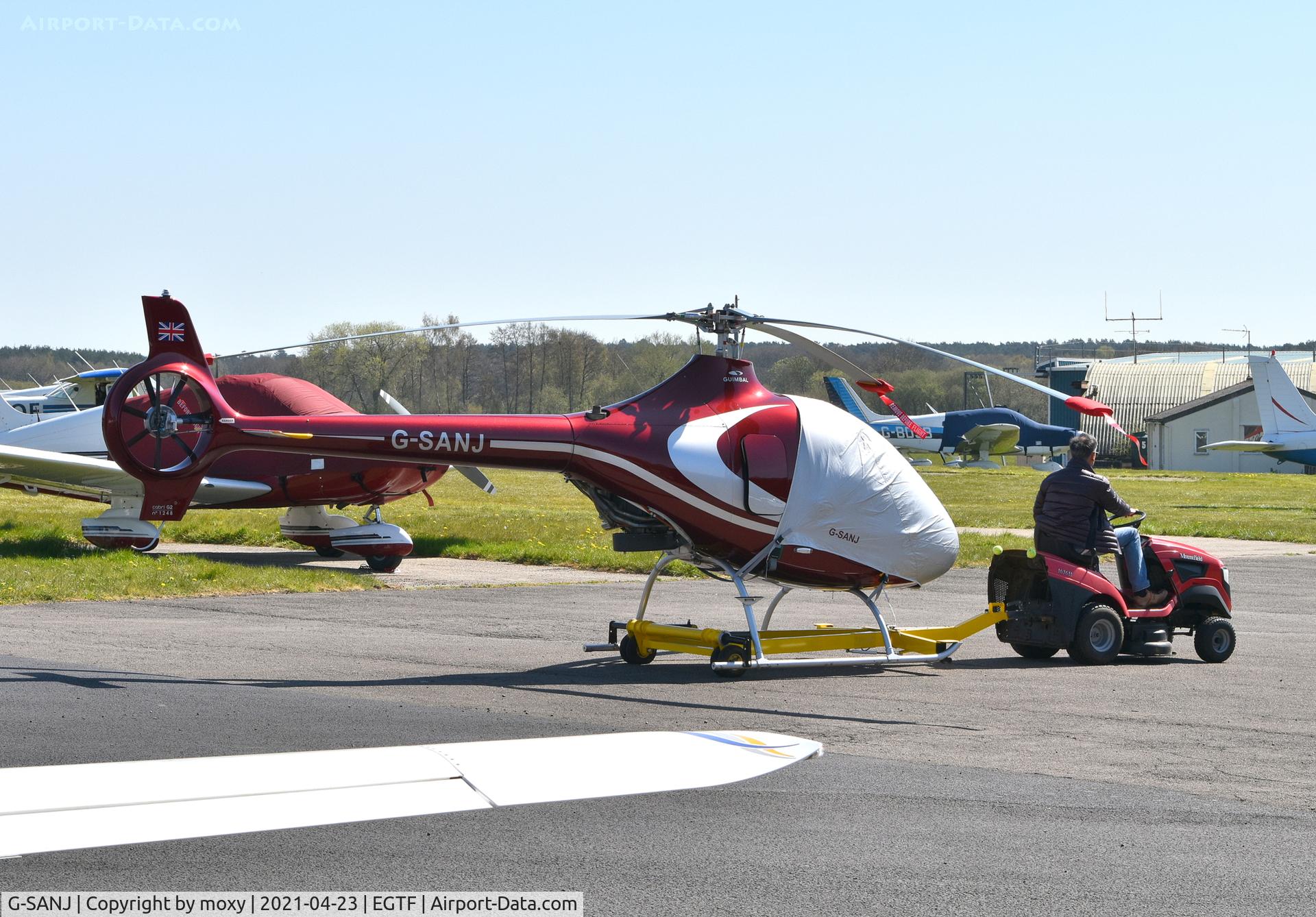 G-SANJ, 2019 Guimbal Cabri G2 C/N 1248, Guimbal Cabri G2 at Fairoaks.