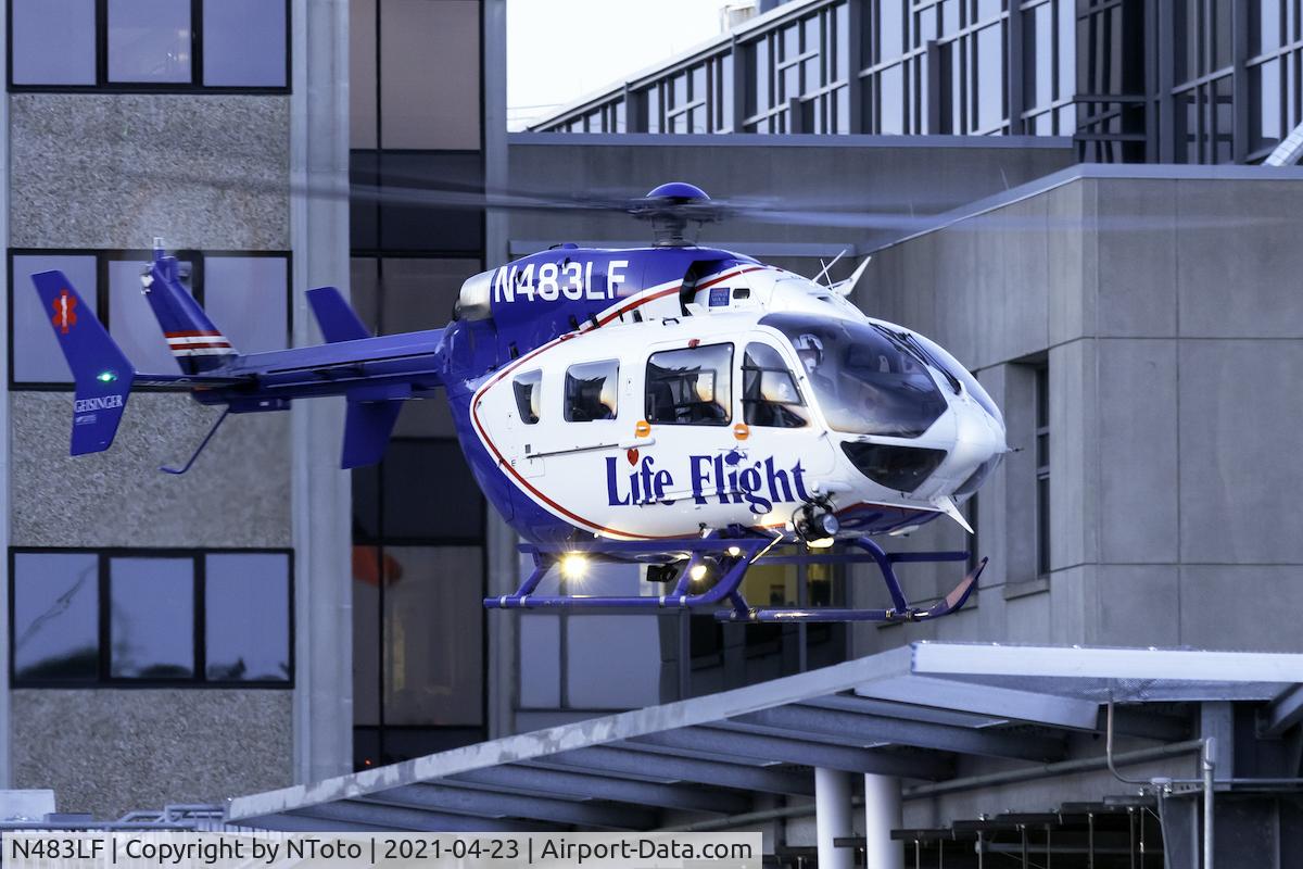 N483LF, 2007 Eurocopter-Kawasaki EC-145 (BK-117C-2) C/N 9133, Helicopter