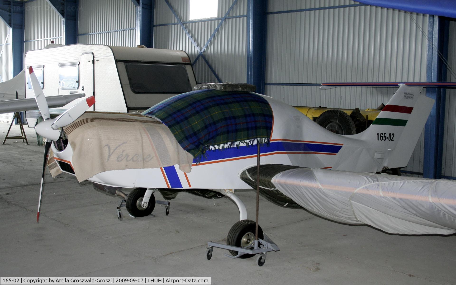 165-02, Microlight V-09 Vércse C/N 02, LHUH - Úrhida Airport, Hungary