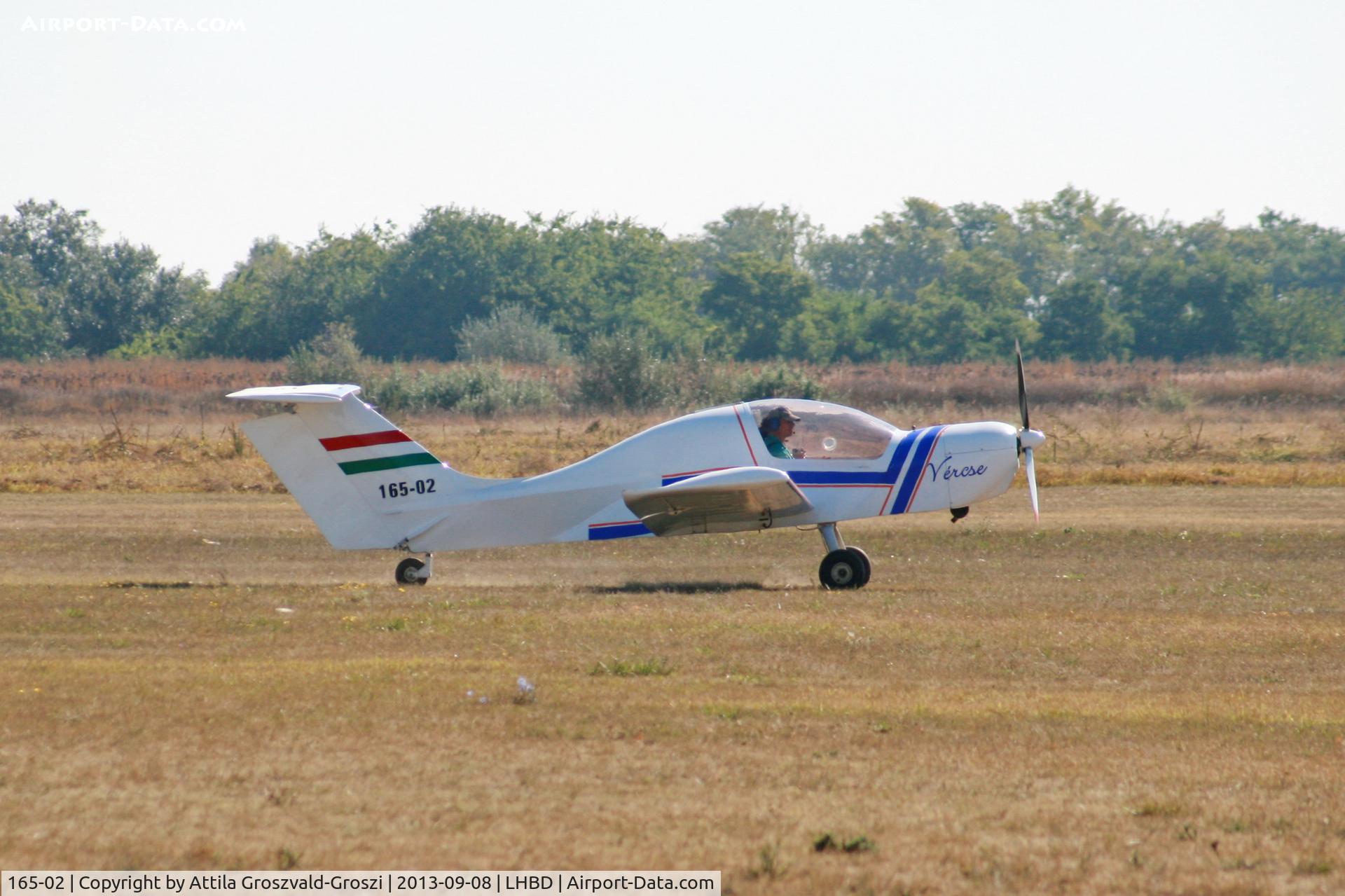 165-02, Microlight V-09 Vércse C/N 02, LHBD - Börgönd Airport, Hungary