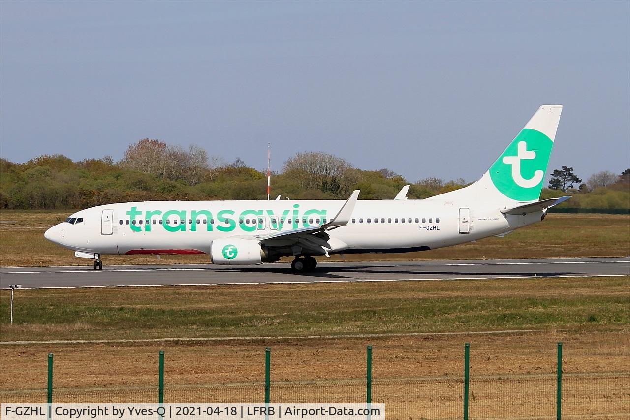 F-GZHL, 2014 Boeing 737-8K2 C/N 37791, Boeing 737-8K2, U-Turn rw 25L , Brest-Bretagne Airport (LFRB-BES)