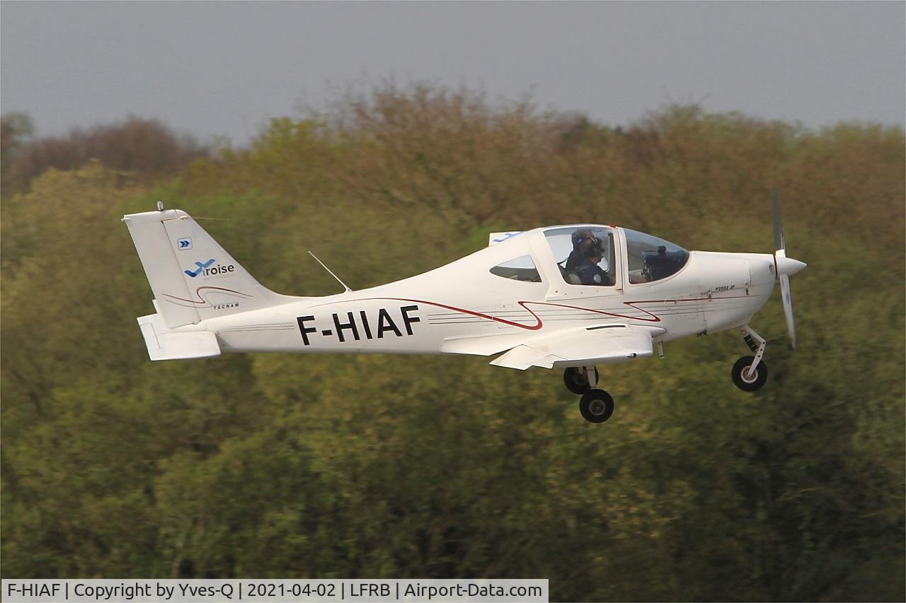 F-HIAF, Tecnam P-2002JF Sierra C/N Not Found F-HIAF, Tecnam P2002 JF, Take off rwy 07R, Brest-Bretagne Airport (LFRB-BES)