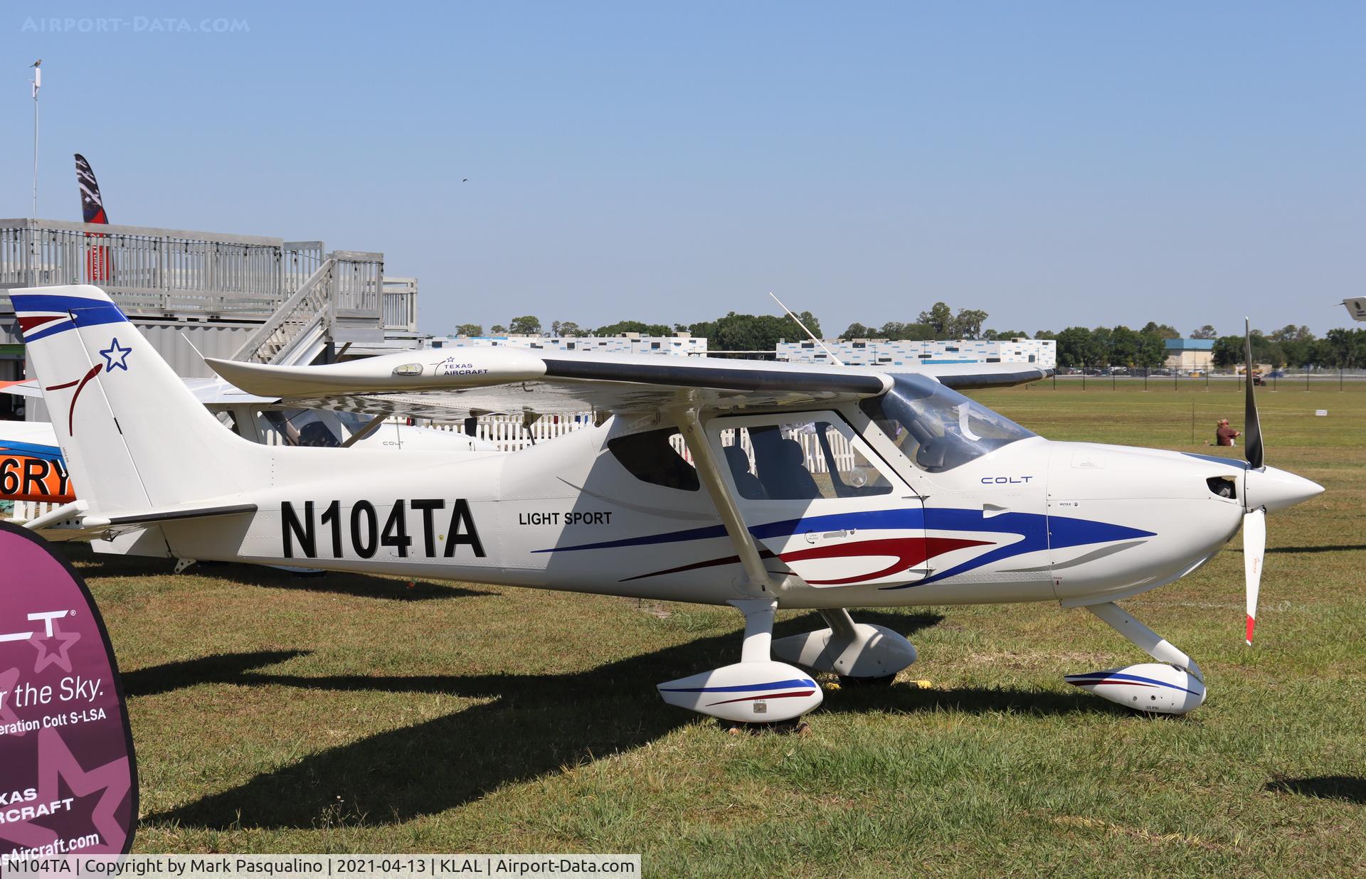 N104TA, 2019 Texas Aircraft Colt 100 C/N TXA001, Texas Aircraft Colt 100