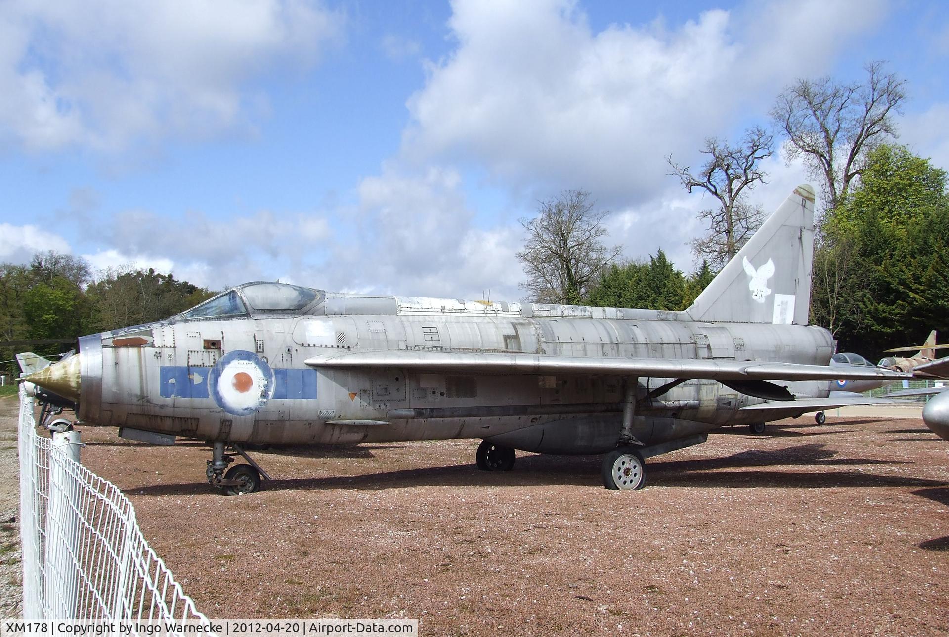 XM178, 1960 English Electric Lightning F.1A C/N 95065, English Electric Lightning F1A at the Musee de l'Aviation du Chateau, Savigny-les-Beaune