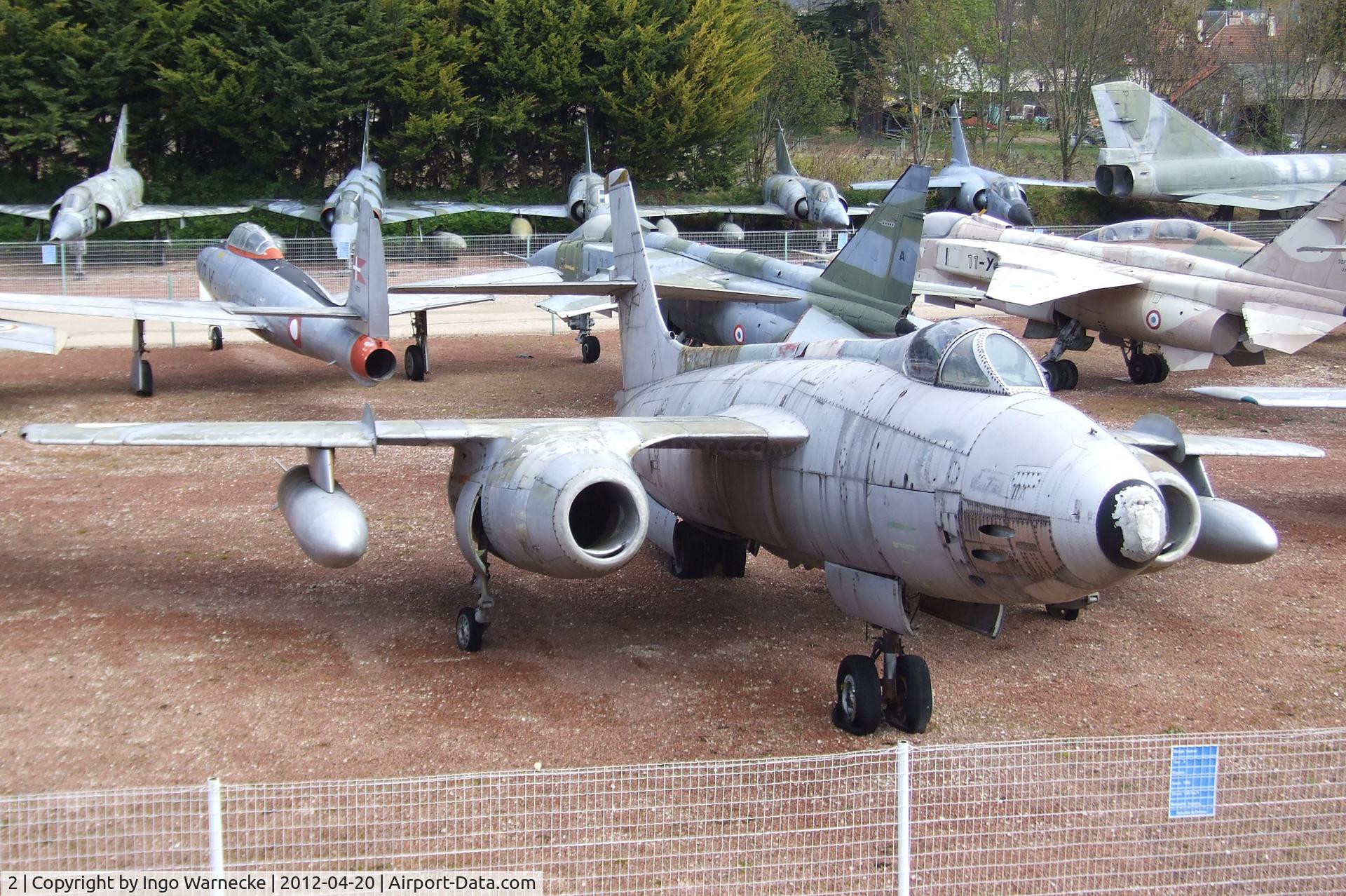 2, Sud Aviation SO-4050A Vautour IIA C/N 2, Sud-Ouest SO.4050A Vautour II A at the Musee de l'Aviation du Chateau, Savigny-les-Beaune
