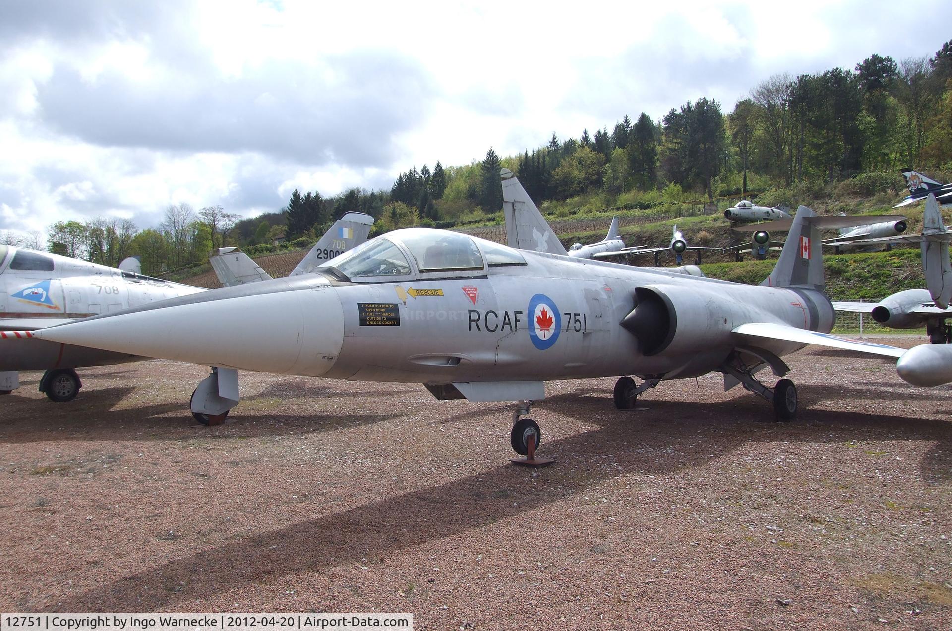 12751, Canadair CF-104 Starfighter C/N 683A-1099, Lockheed (Canadair) CF-104 Starfighter at the Musee de l'Aviation du Chateau, Savigny-les-Beaune