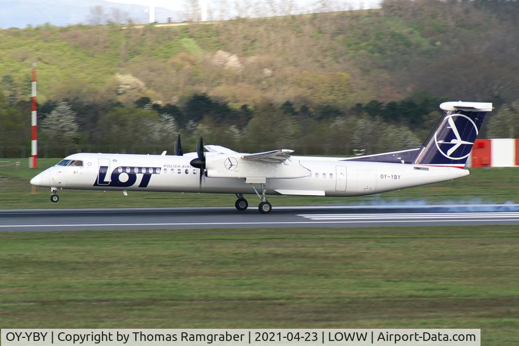 OY-YBY, 2007 De Havilland Canada DHC-8-402Q Dash 8 C/N 4152, LOT - Polish Airlines De Havilland Canada Dash 8-402Q