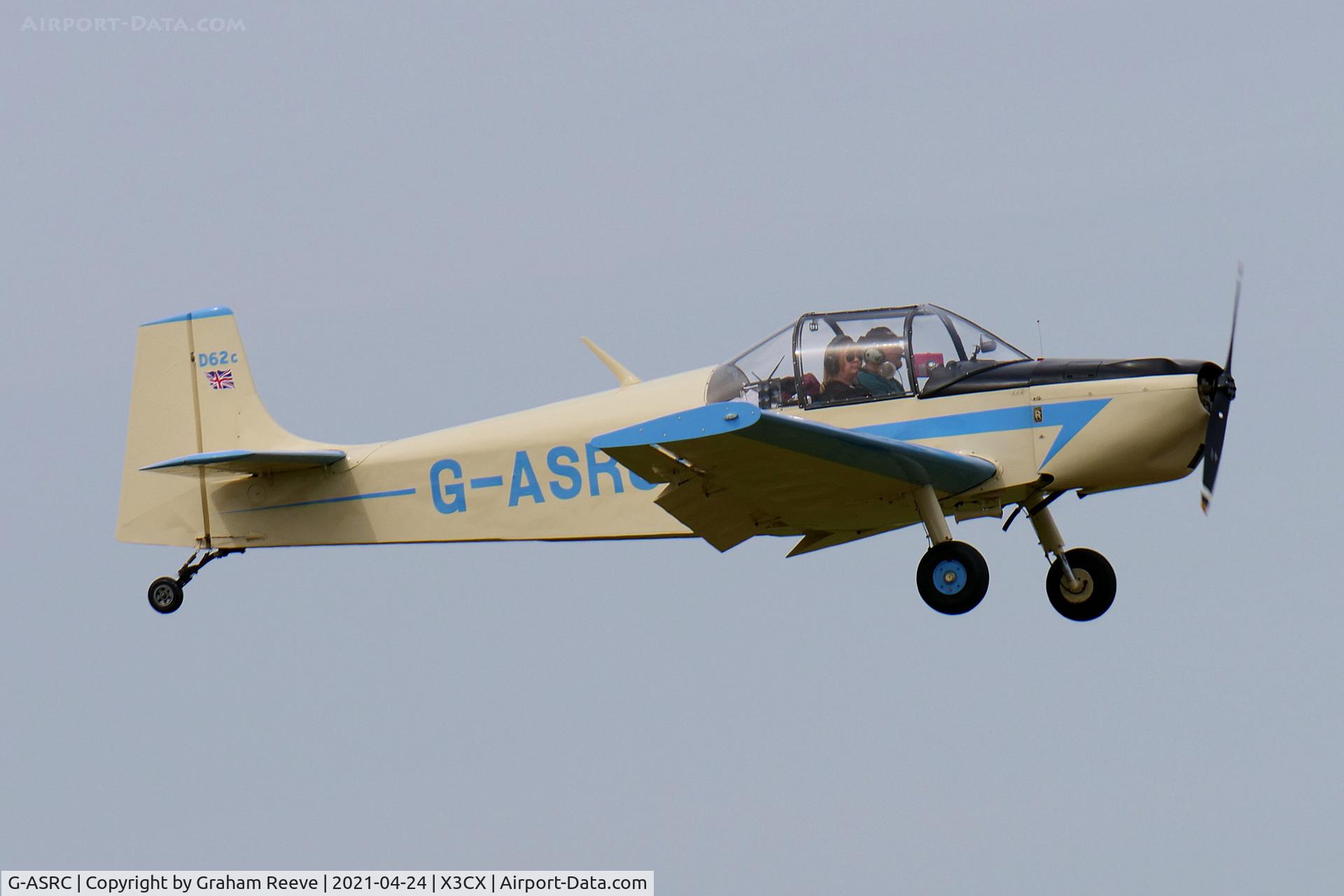 G-ASRC, 1964 Druine D.62C Condor C/N RAE/609, Landing at Northrepps.