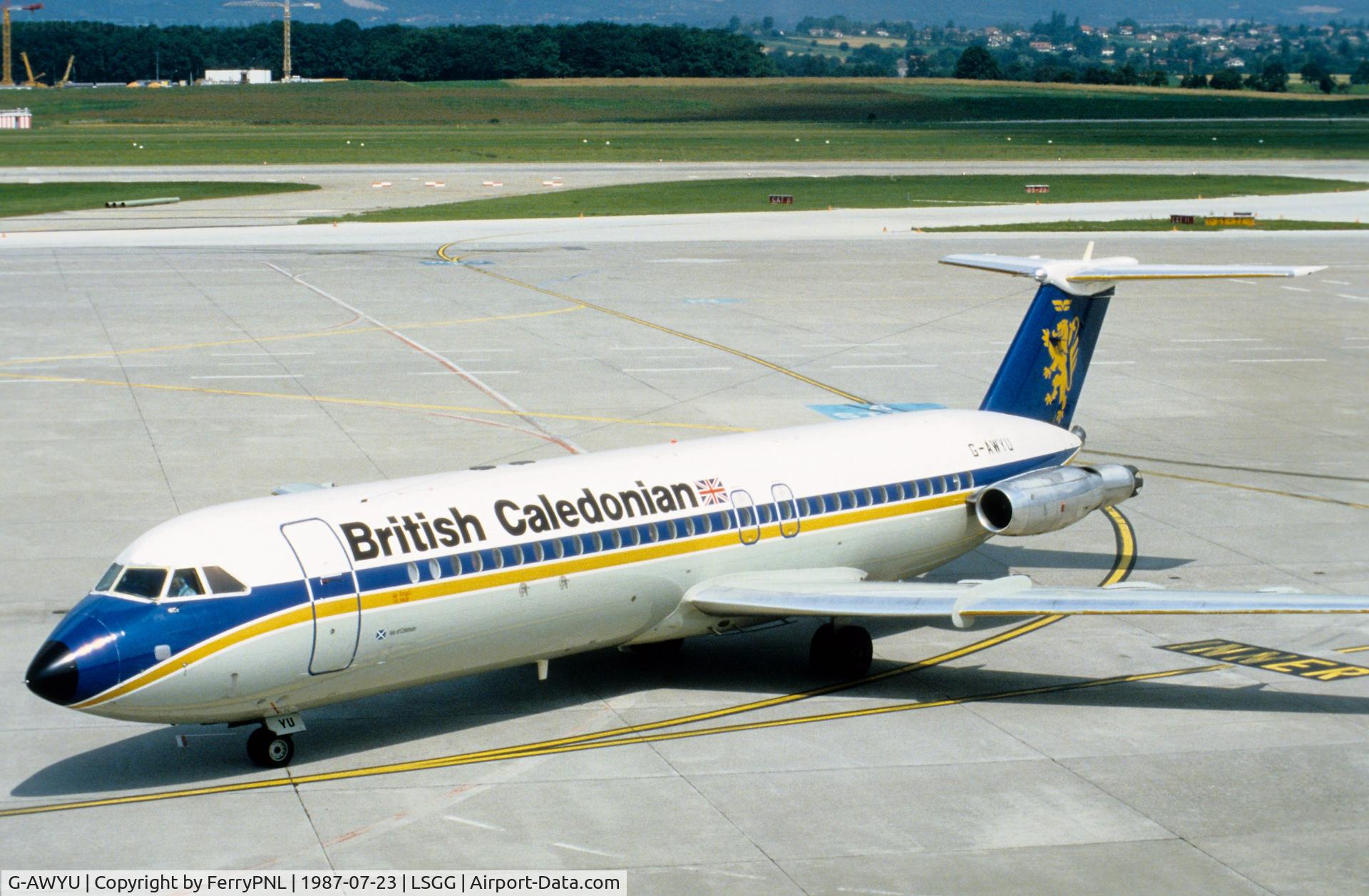 G-AWYU, 1969 BAC 111-501EX One-Eleven C/N BAC.177, British Caledonian BAC 1-11