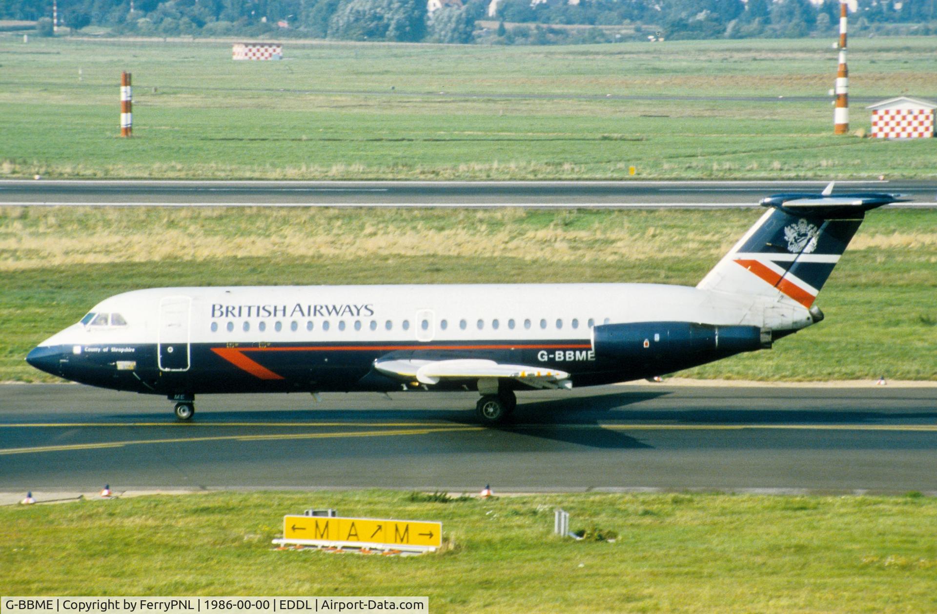 G-BBME, 1966 BAC 111-401AK One-Eleven C/N BAC.066, BA BAC 1-11 taxiing