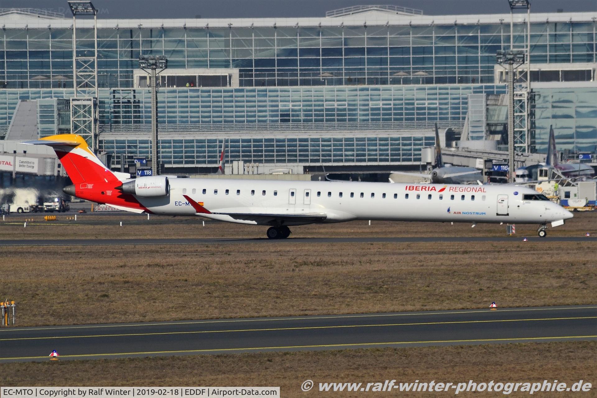 EC-MTO, 2017 Bombardier CRJ-1000 (CL-600-2E25) C/N 19059, Bombardier CL-600-2E25 CRJ-1000 - YW ANE Air Nostrum - 19059 - EC-MTO - 18.02.2019 - FRA