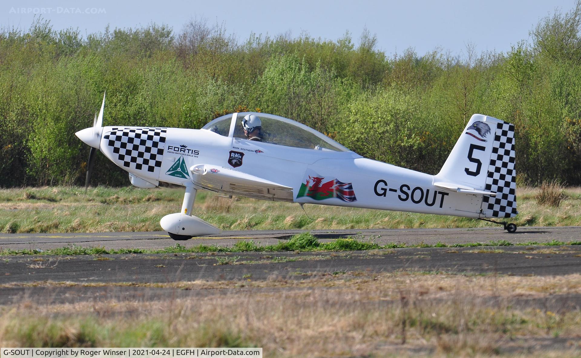 G-SOUT, 2006 Vans RV-8 C/N PFA 303-13295, Raven 5 of Team Raven.