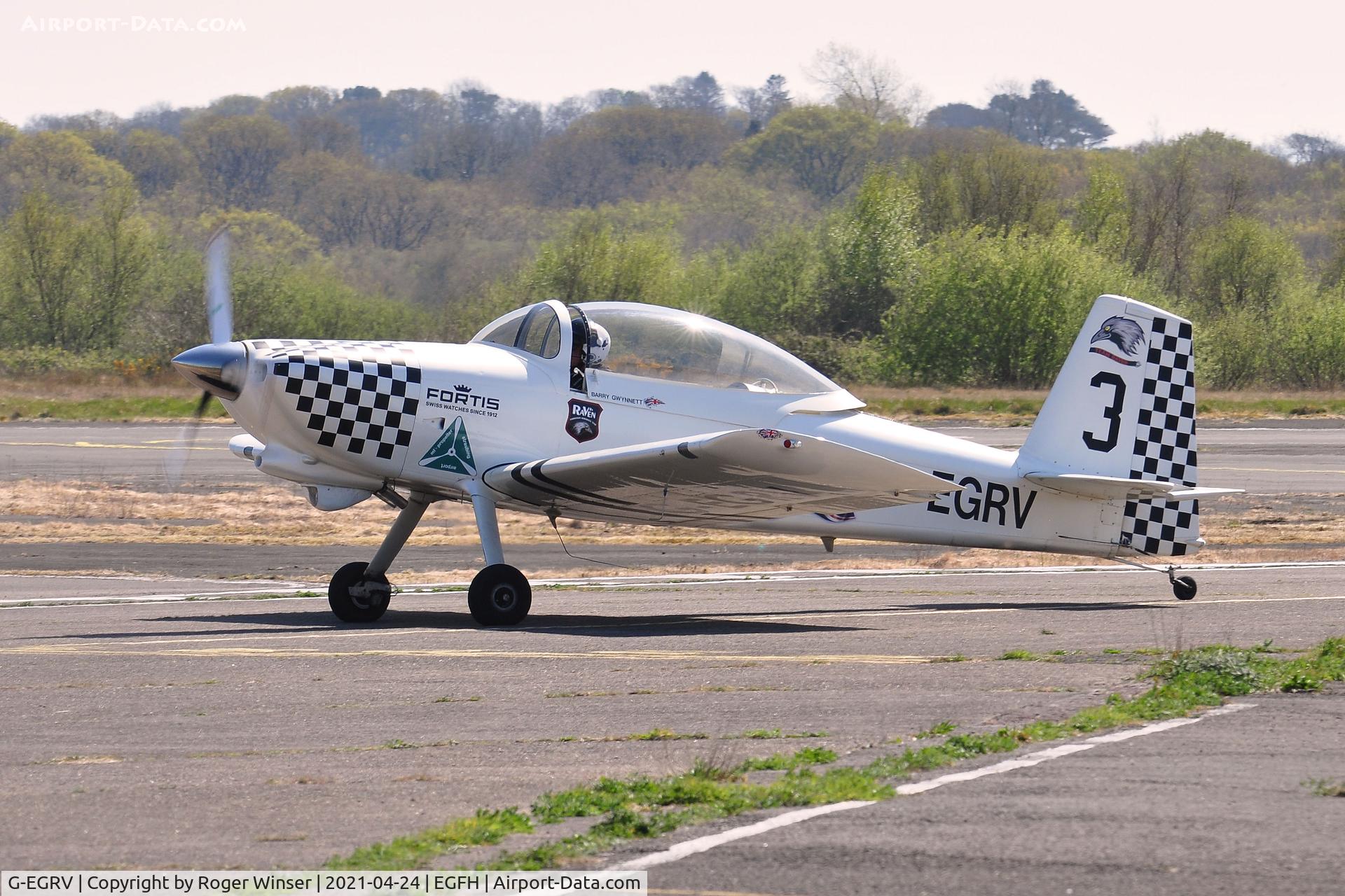 G-EGRV, 2007 Vans RV-8 C/N PFA 303-13639, Raven 3 of Team Raven.