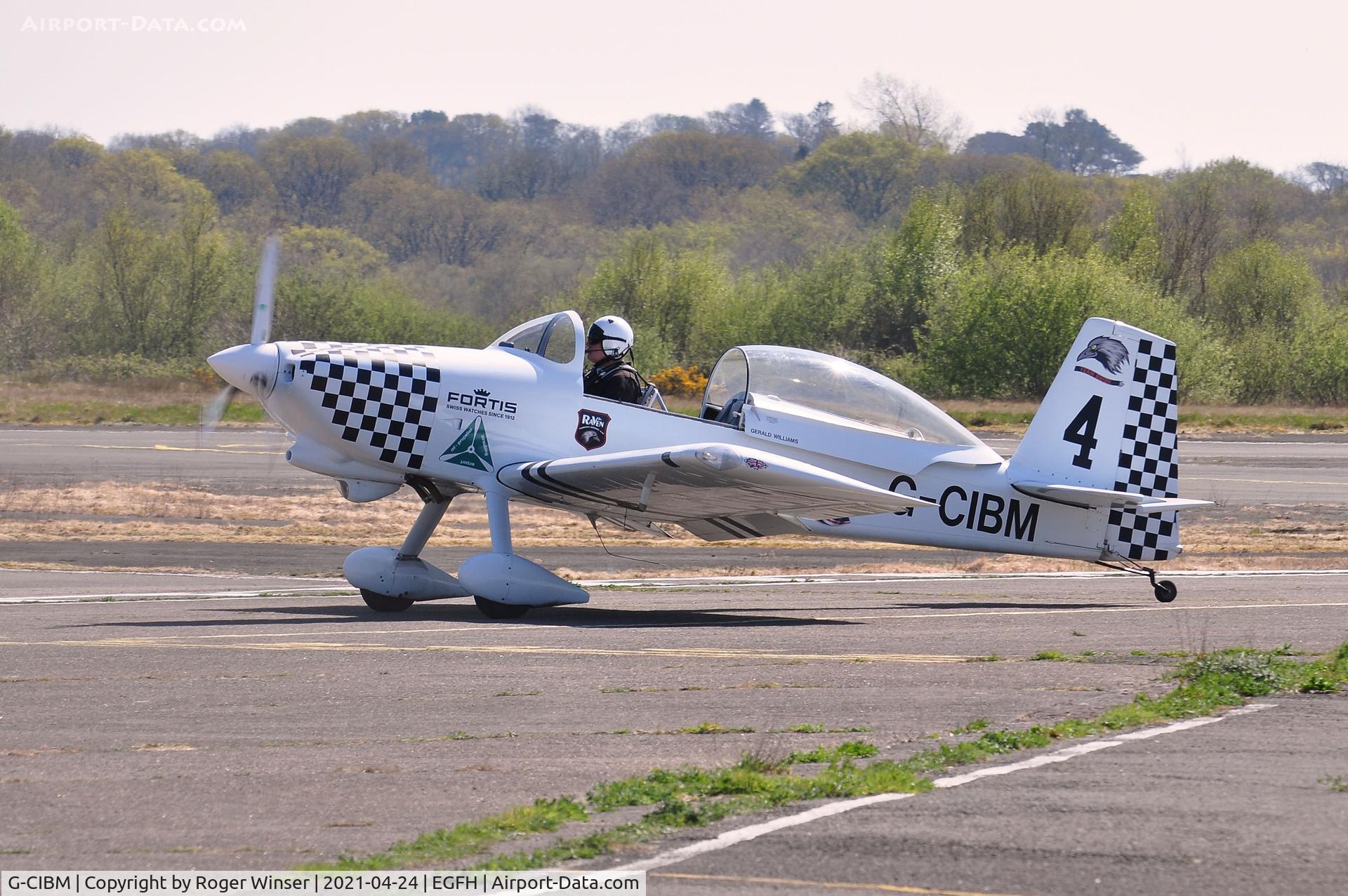 G-CIBM, 2013 Vans RV-8 C/N LAA 303-15083, Raven 4 of Team Raven.