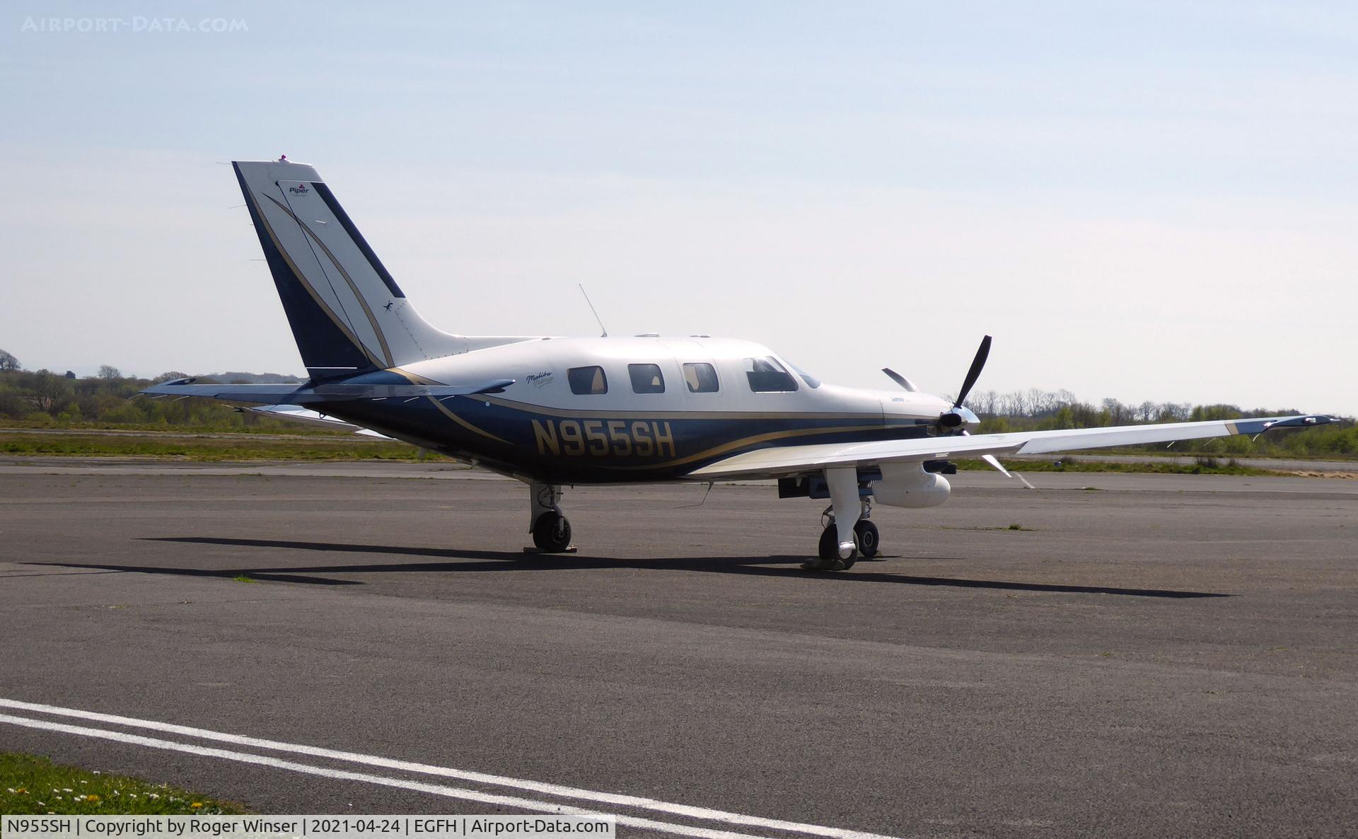 N955SH, 2002 Piper PA-46-350P Malibu Mirage C/N 4636339, Visiting Malibu Mirage.