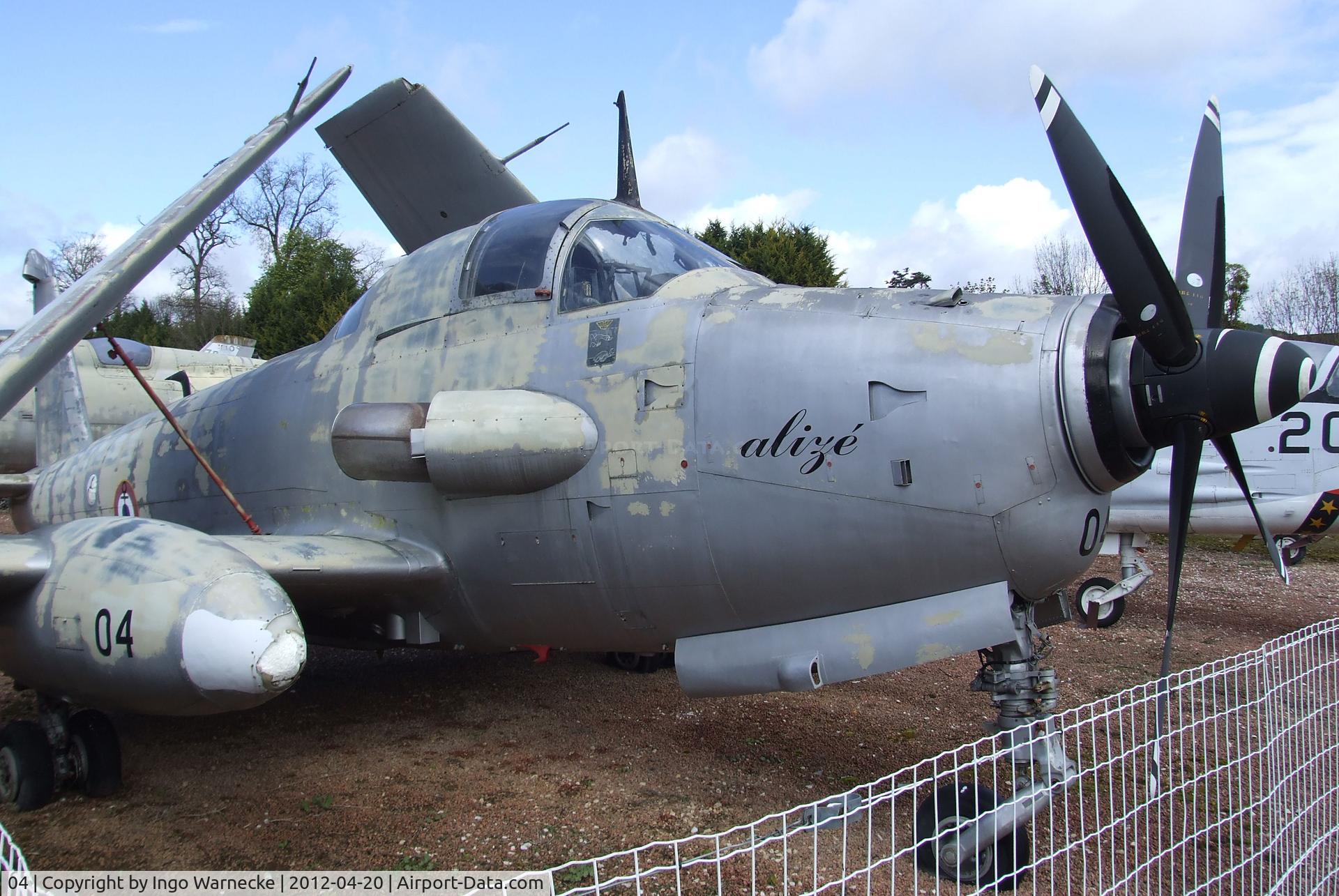04, Breguet Br.1050 Alize C/N 04, Breguet Br.1050 Alize at the Musee de l'Aviation du Chateau, Savigny-les-Beaune