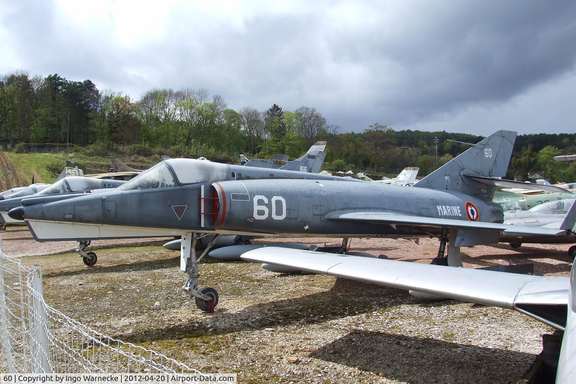60, Dassault Etendard IV.M C/N 21, Dassault Etendard IV M at the Musee de l'Aviation du Chateau, Savigny-les-Beaune