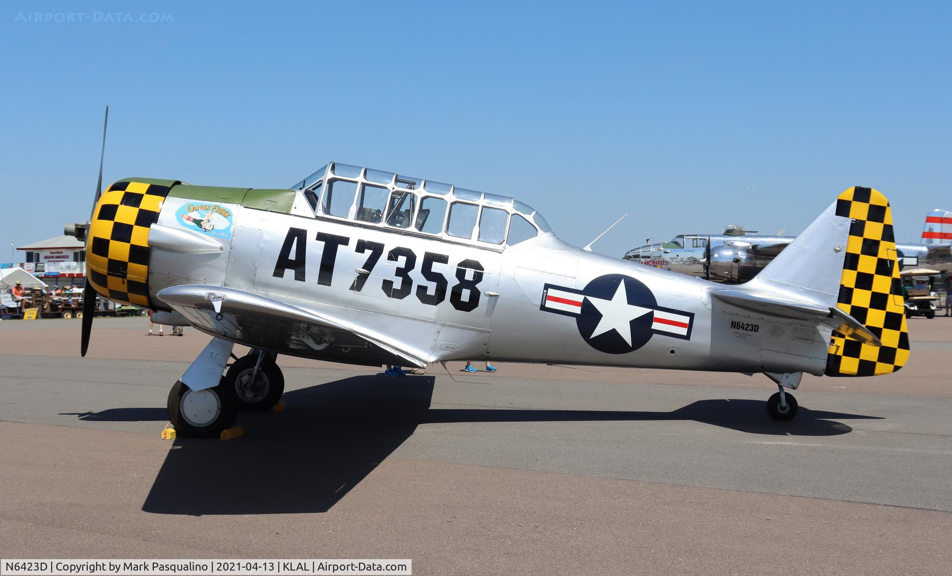 N6423D, 1941 North American SNJ-4 Texan C/N 88-13519, North American SNJ-4