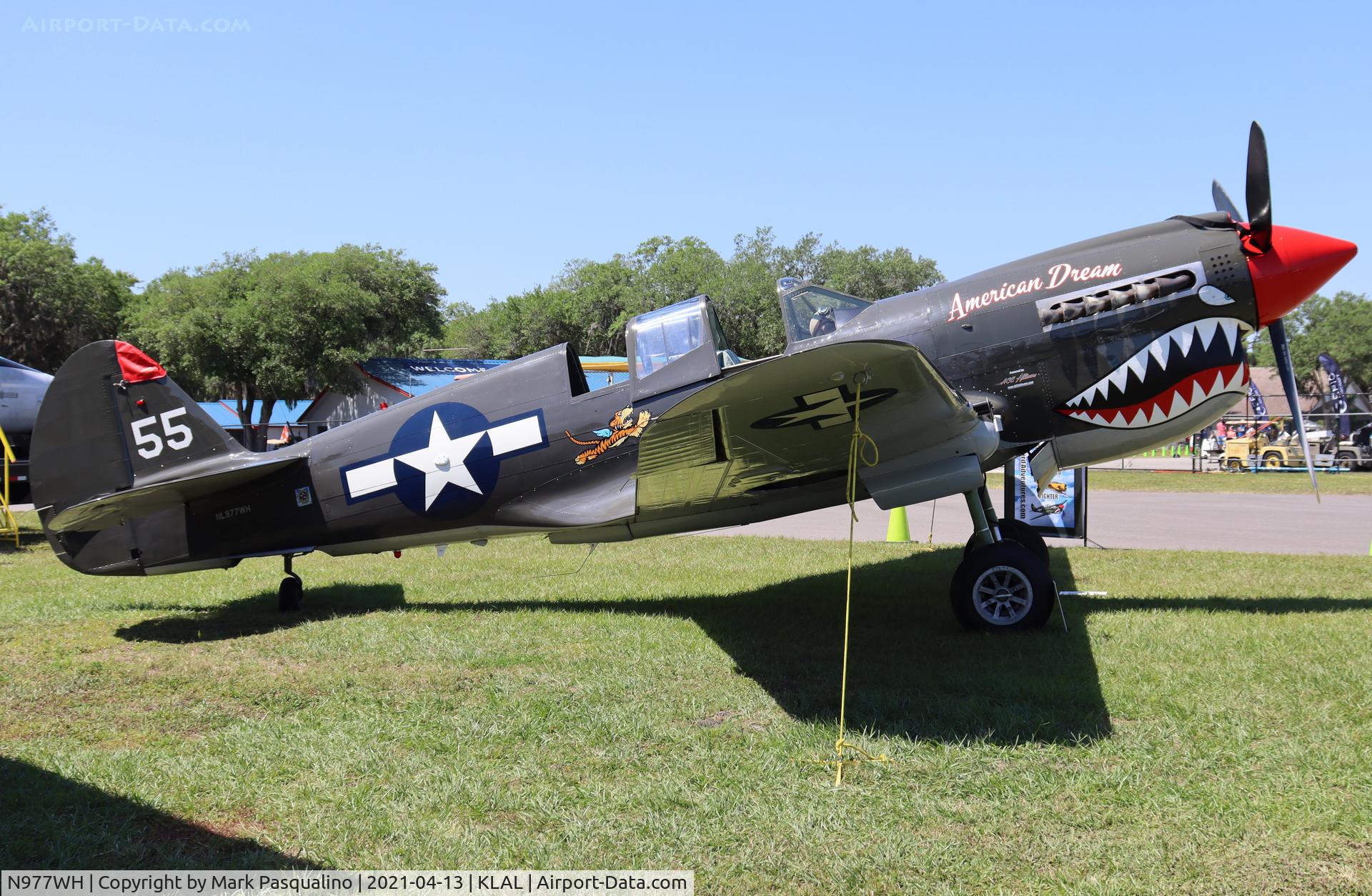 N977WH, 1942 Curtiss P-40N C/N 42-10497, Curtiss P-40N