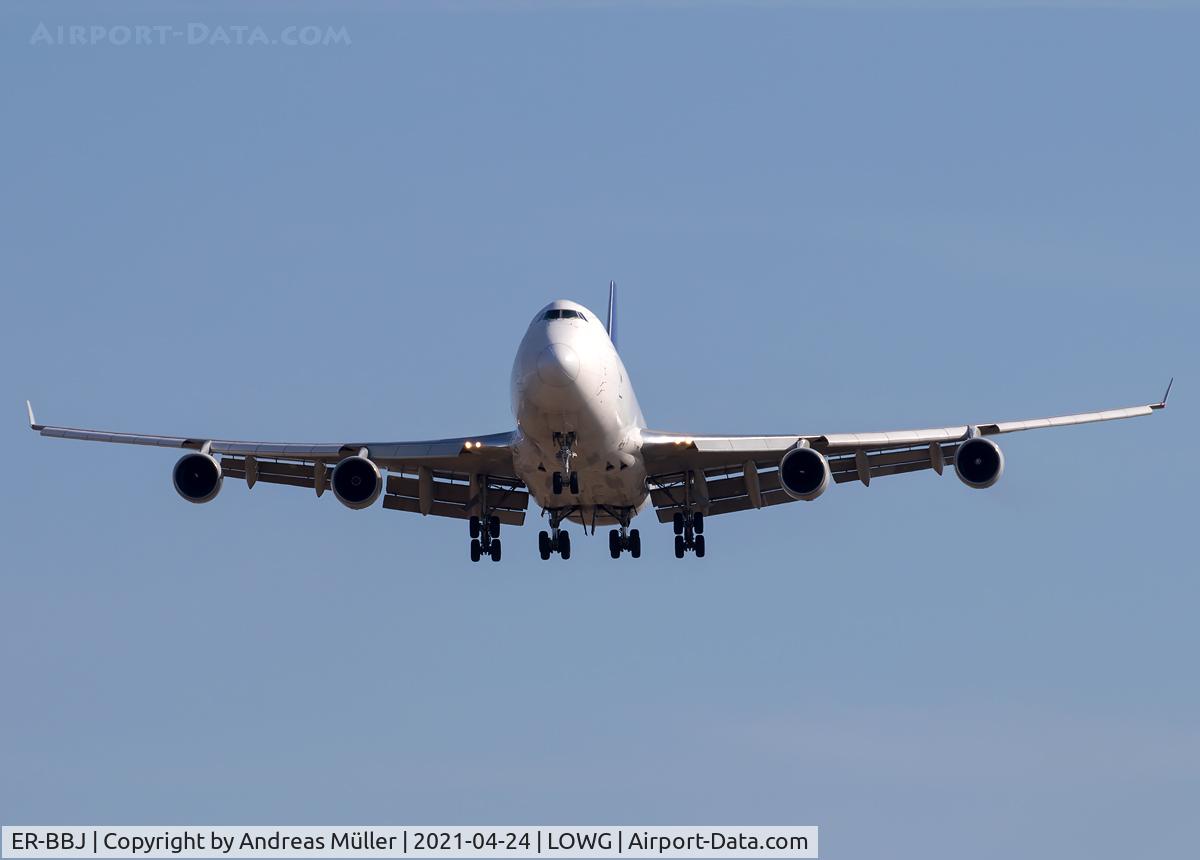 ER-BBJ, 1998 Boeing 747-412F/SCD C/N 26558, Arriving from Nur-Sultan.