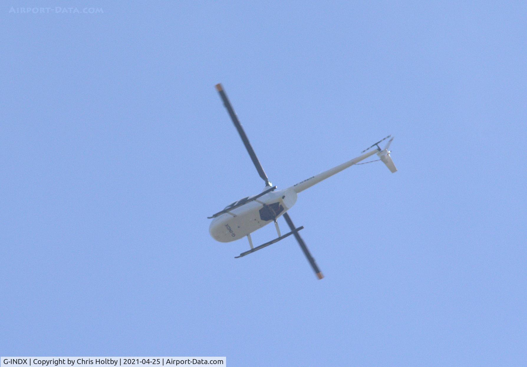 G-INDX, 2004 Robinson R44 Clipper II C/N 10491, Over Potters Bar, Herts