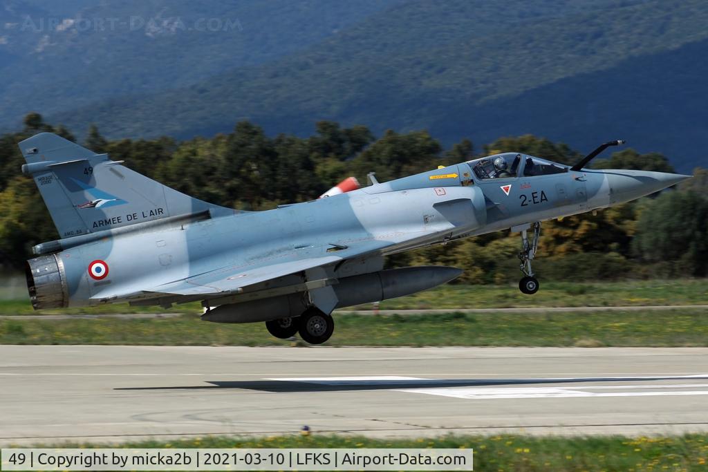 49, Dassault Mirage 2000-5F C/N 225, Now 2-EA, Landing