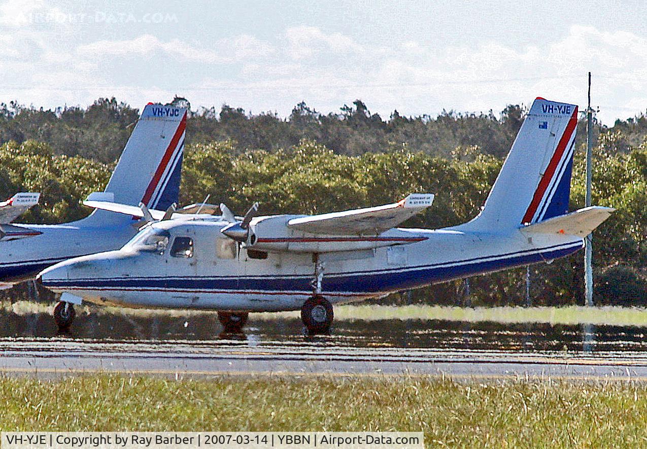 VH-YJE, 1969 Aero Commander 500-S C/N 3053, VH-YJE   Aero Commander 500S Shrike Commander [3053] Brisbane Int'l~VH 18/03/2007