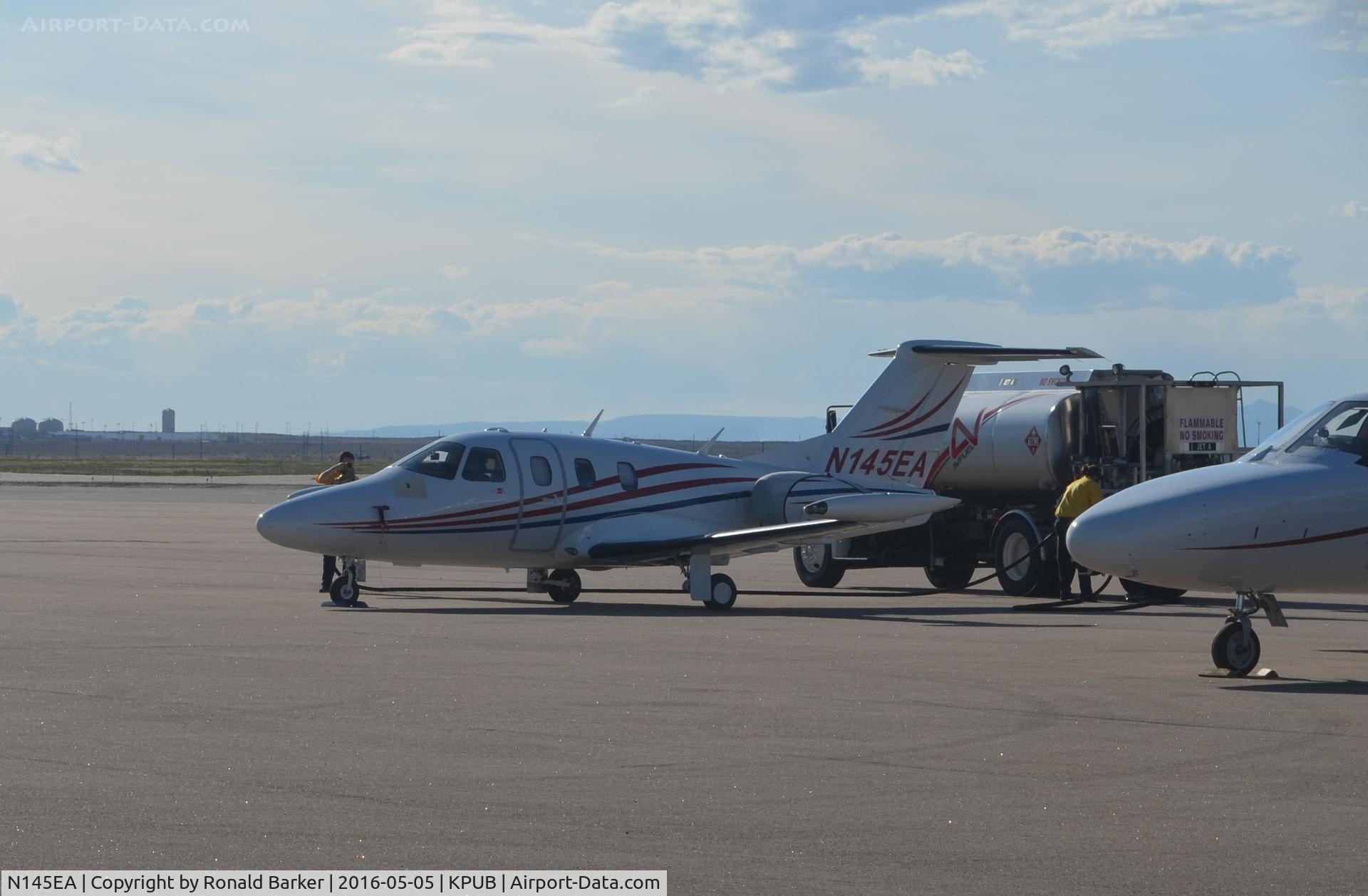 N145EA, 2008 Eclipse Aviation Corp EA500 C/N 000145, Parked Pueblo
