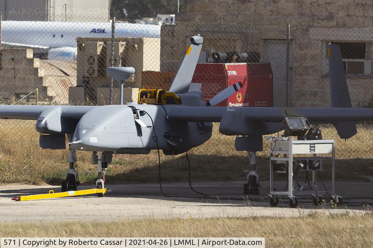 571, Israel Aerospace Industries Heron C/N 0000, Taxiway Papa